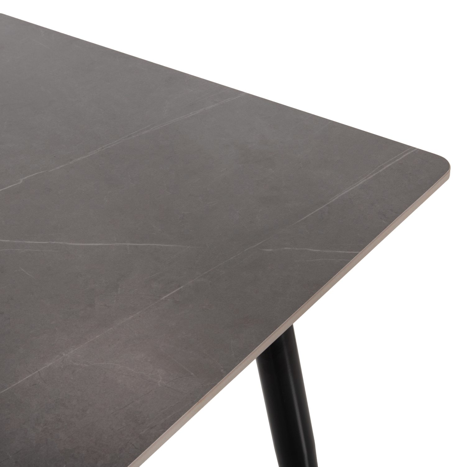 ΤΡΑΠΕΖΙ ΤΡΑΠΕΖΑΡΙΑΣ SINTERED STONE TOM HM8588.01 GREY MARBLE 160x90x76Y εκ. - Image 4