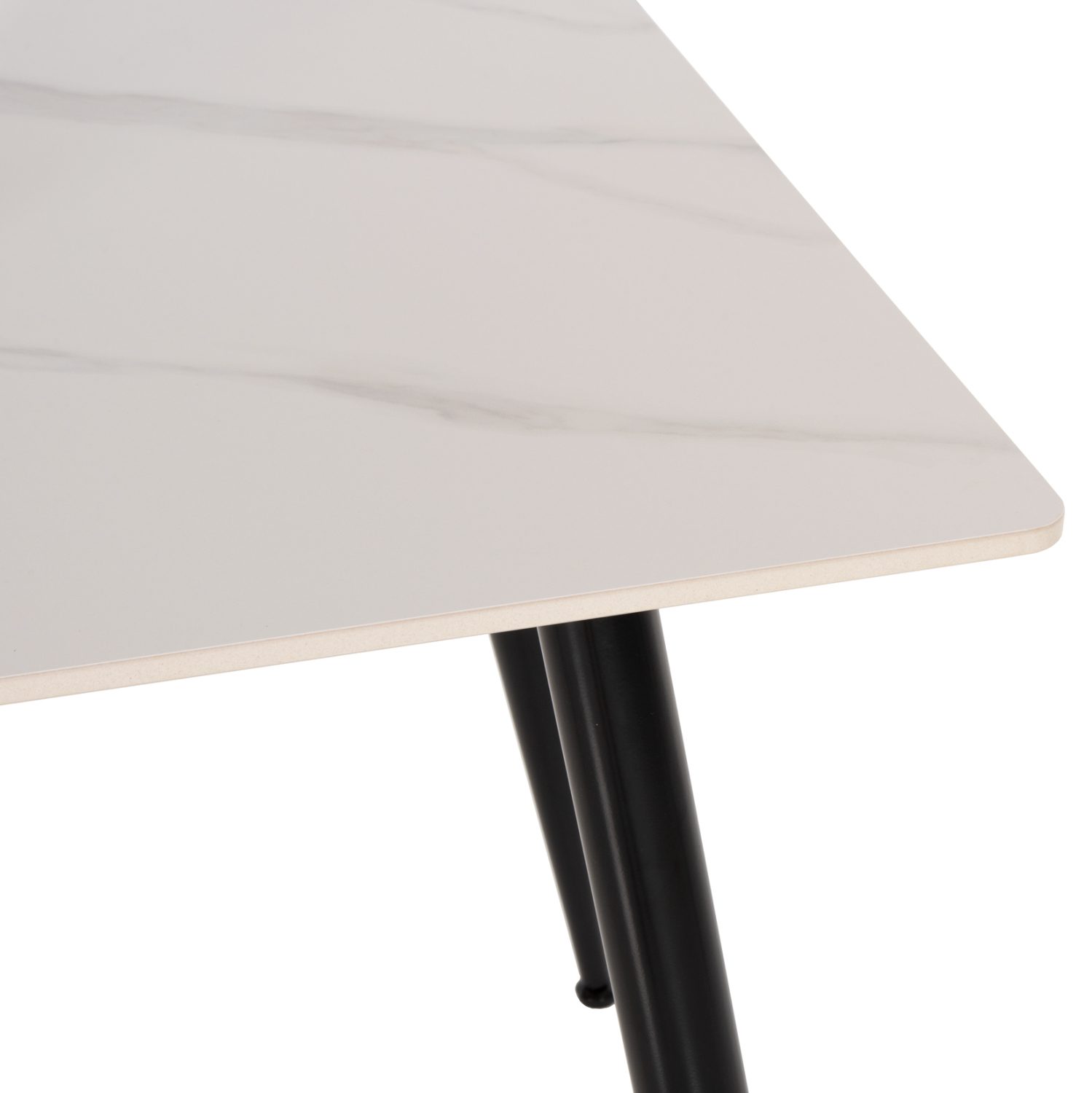 ΤΡΑΠΕΖΙ ΤΡΑΠΕΖΑΡΙΑΣ SINTERED STONE TOM HM8588.02 WHITE MARBLE 160x90x76Y εκ. - Image 4
