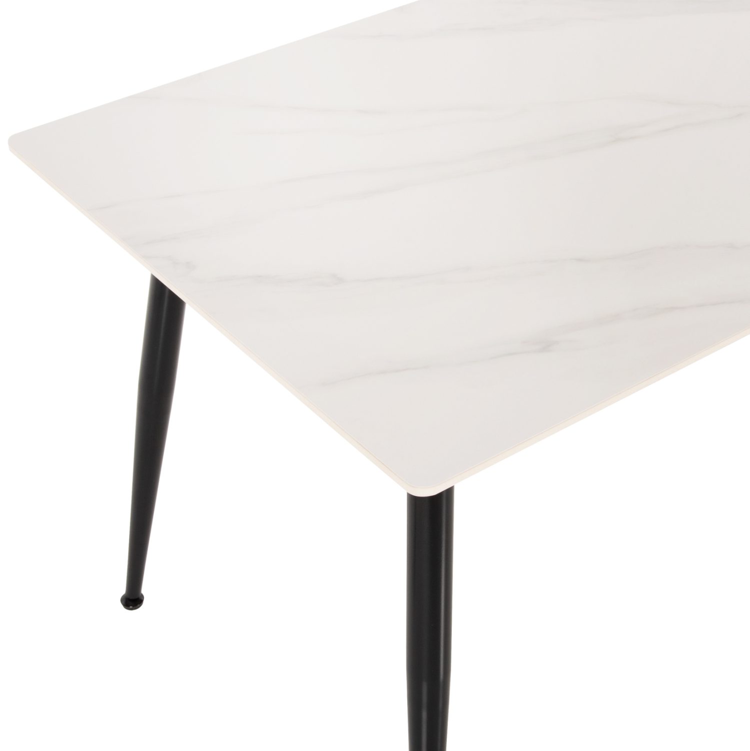 ΤΡΑΠΕΖΙ ΤΡΑΠΕΖΑΡΙΑΣ SINTERED STONE TOM HM8588.02 WHITE MARBLE 160x90x76Y εκ. - Image 5