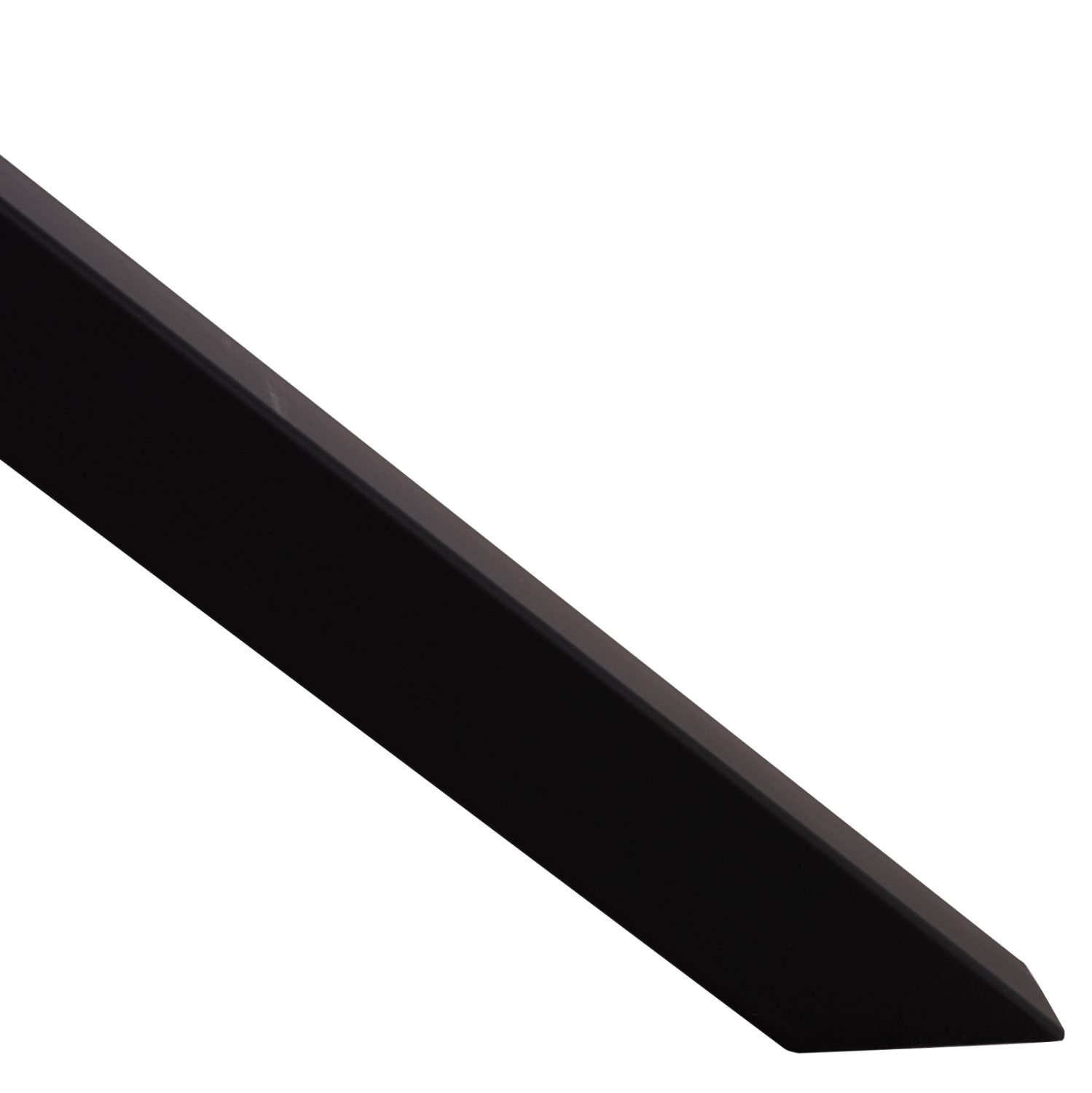 ΤΡΑΠΕΖΙ ΤΡΑΠΕΖΑΡΙΑΣ ΣΤΡΟΓΓΥΛΟ SYNTEC HM9309.01 SINTERED STONE ΜΑΥΡΟ ΜΕΤΑΛΛΙΚΑ ΠΟΔΙΑ Φ115x75Y εκ. - Image 8