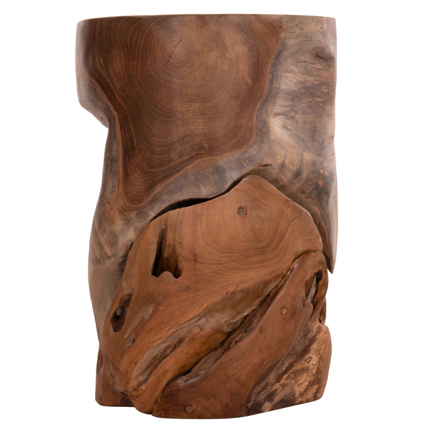 ΒΟΗΘΗΤΙΚΟ ΣΚΑΜΠΟ/ΤΡΑΠΕΖΑΚΙ STOMP HM9350.11 ΞΥΛΟ TEAK-ΦΥΣΙΚΟ Φ30x45Υεκ. - Image 4