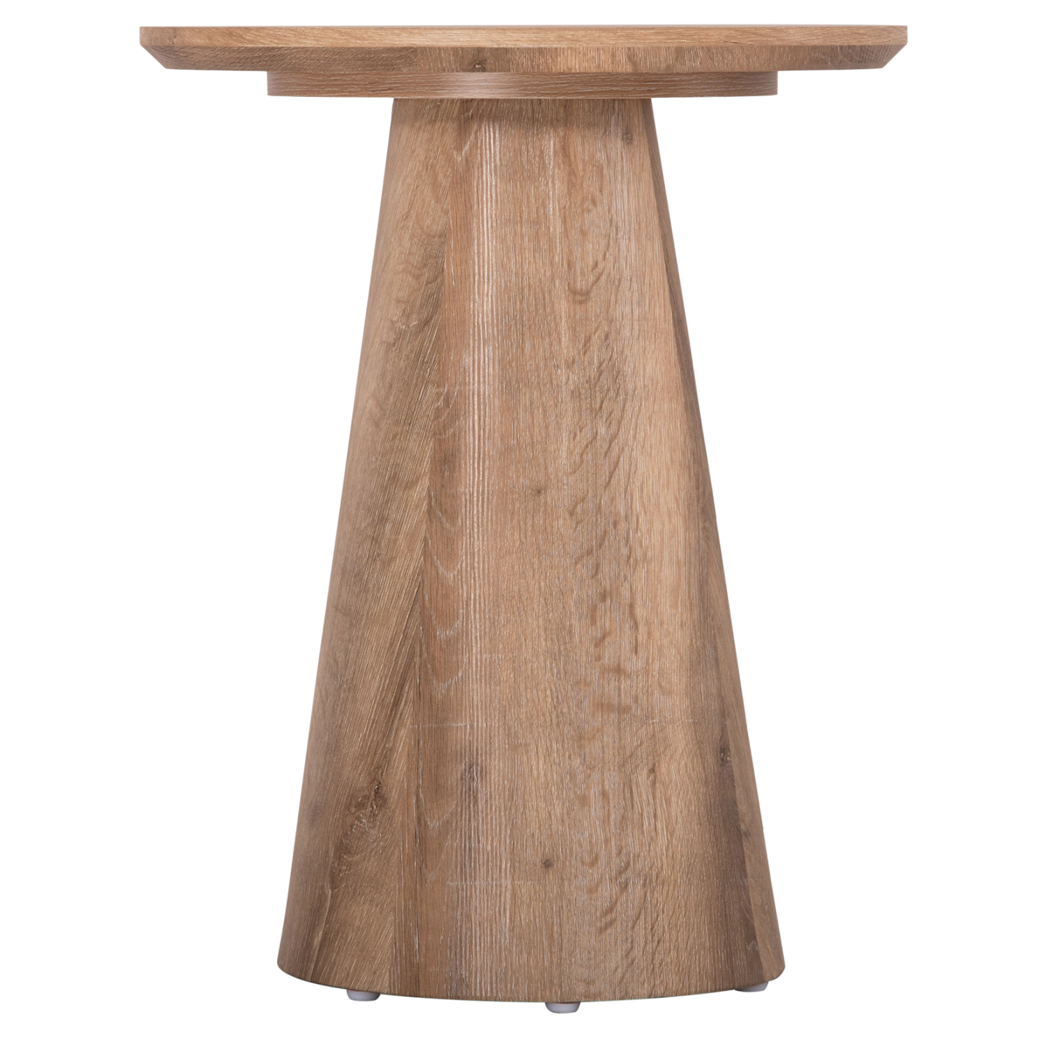 ΒΟΗΘΗΤΙΚΟ ΤΡΑΠΕΖΑΚΙ KARAN HM18029 MDF ΣΕ ΦΥΣΙΚΟ ΧΡΩΜΑ ΞΥΛΟΥ Φ45x56,5Υεκ - Image 3