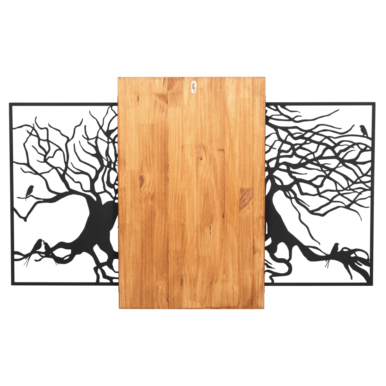 ΔΙΑΚΟΣΜΗΤΙΚΟ ΤΟΙΧΟΥ ILLUSION HM4654 ΦΥΛΛΑ ΜΕΤΑΛΛΟΥ-ΞΥΛΟ 125,5x3x79Υεκ. - Image 4