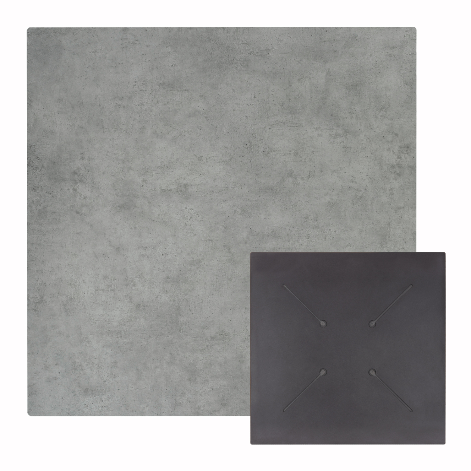 ΕΠΙΦΑΝΕΙΑ ΤΡΑΠΕΖΙΟΥ HPL ΤΕΤΡΑΓΩΝΗ HM5837.32 CEMENT 60x60εκ.