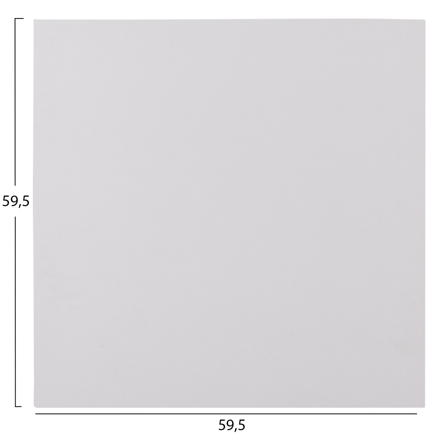 EΠΙΦΑΝΕΙΑ ΤΡΑΠΕΖΙΟΥ HPL HM6363.02 ΤΕΤΡΑΓΩΝΗ ΛΕΥΚΗ COMPACT 59.5X59.5X1.5εκ. - Image 2