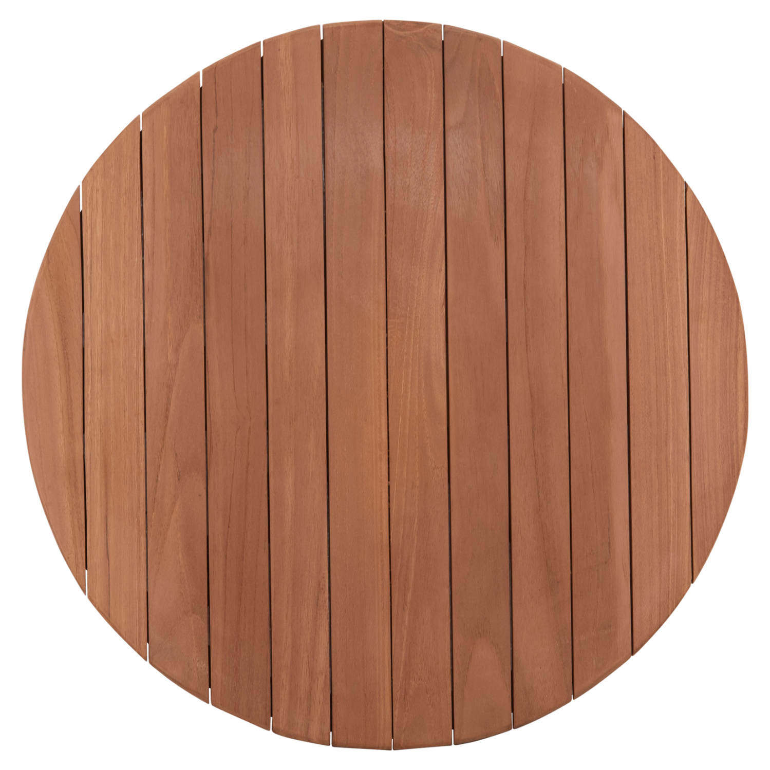 ΕΠΙΦΑΝΕΙΑ ΤΡΑΠΕΖΙΟΥ ΣΤΡΟΓΓΥΛΗ HM18132 ΞΥΛΟ TEAK--ΦΥΣΙΚΟ Φ60x4(πάχος)εκ. - Image 3