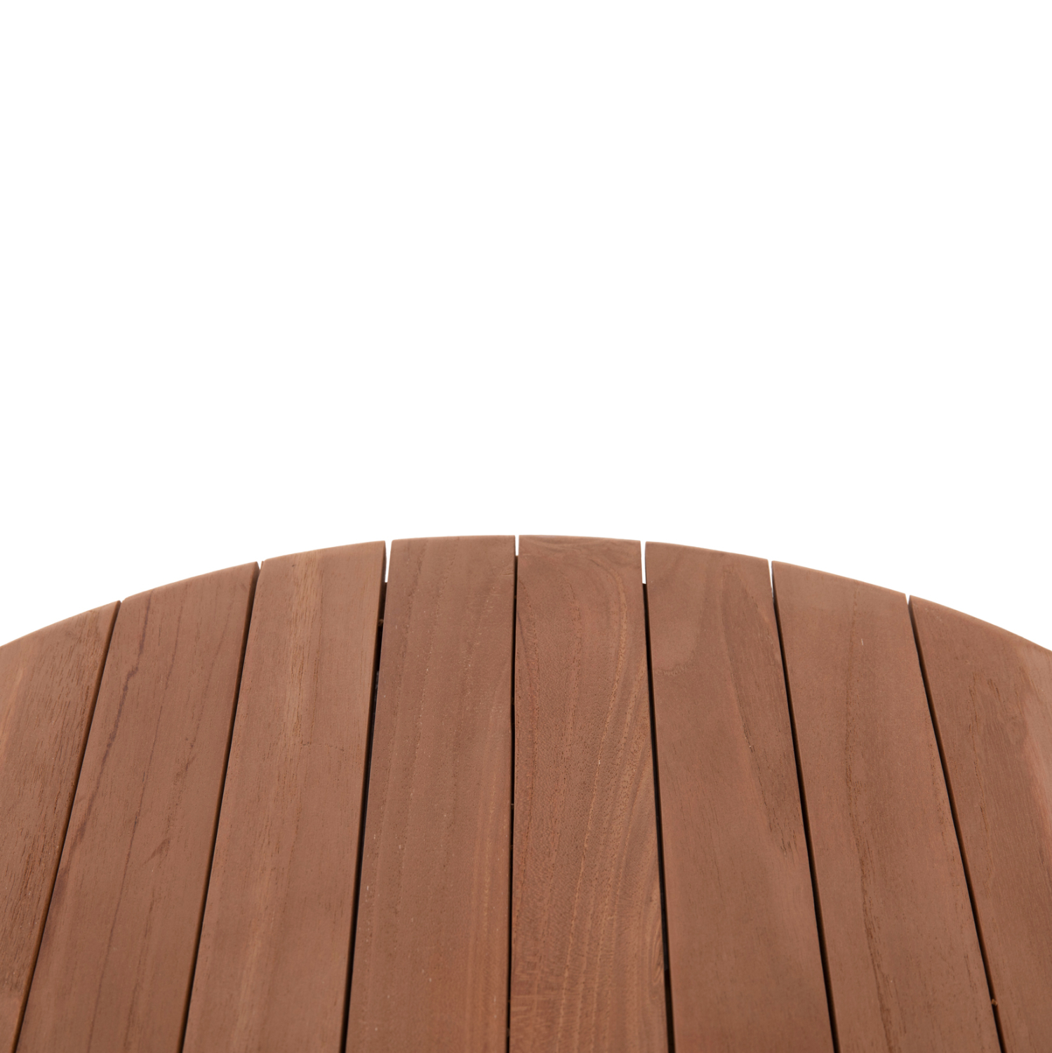 ΕΠΙΦΑΝΕΙΑ ΤΡΑΠΕΖΙΟΥ ΣΤΡΟΓΓΥΛΗ HM18132 ΞΥΛΟ TEAK--ΦΥΣΙΚΟ Φ60x4(πάχος)εκ. - Image 5