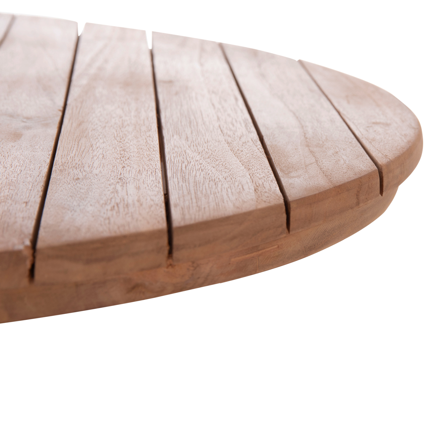 ΕΠΙΦΑΝΕΙΑ ΤΡΑΠΕΖΙΟΥ ΣΤΡΟΓΓΥΛΗ HM18133 ΞΥΛΟ TEAK--ΦΥΣΙΚΟ Φ70x4(πάχος)εκ. - Image 6