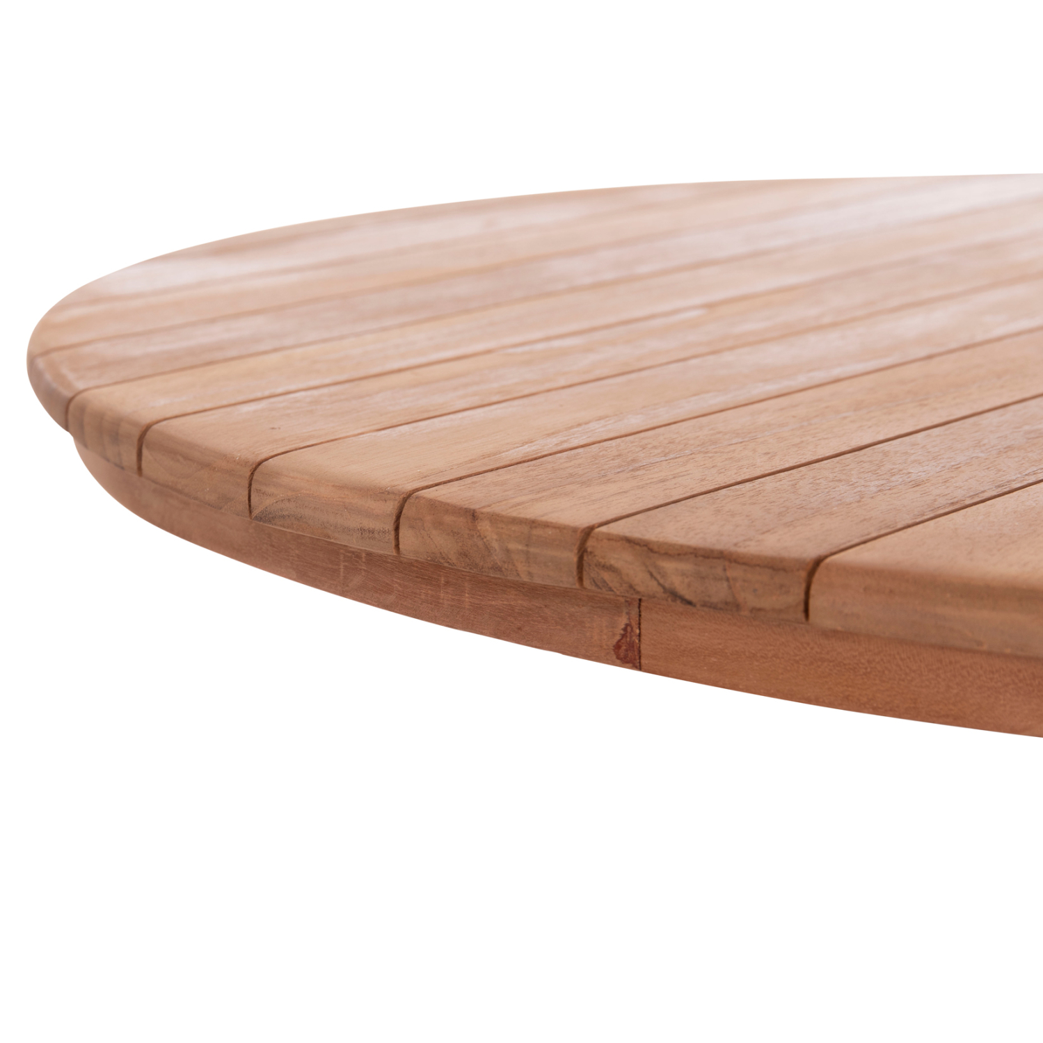 ΕΠΙΦΑΝΕΙΑ ΤΡΑΠΕΖΙΟΥ ΣΤΡΟΓΓΥΛΗ HM18134 ΞΥΛΟ TEAK--ΦΥΣΙΚΟ Φ80x4(πάχος)εκ. - Image 4