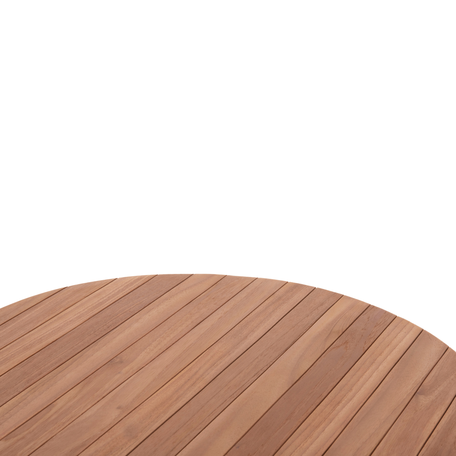 ΕΠΙΦΑΝΕΙΑ ΤΡΑΠΕΖΙΟΥ ΣΤΡΟΓΓΥΛΗ HM18134 ΞΥΛΟ TEAK--ΦΥΣΙΚΟ Φ80x4(πάχος)εκ. - Image 5