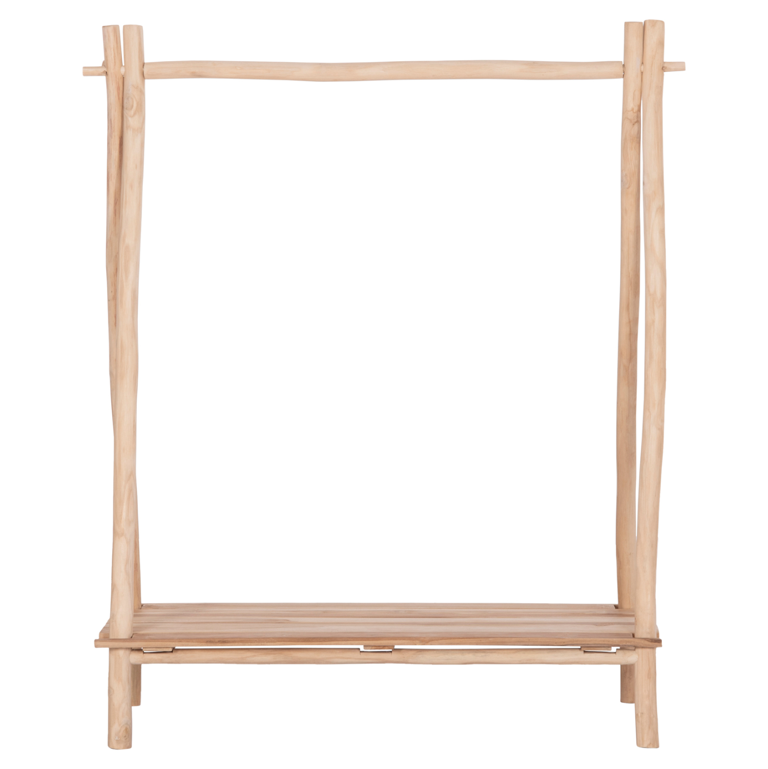 ΕΠΙΠΛΟ ΕΙΣΟΔΟΥ PERL HM9911 ΚΛΑΔΙΑ ΞΥΛΟΥ TEAK-ΦΥΣΙΚΟ 130,5x53x152Υεκ. - Image 3
