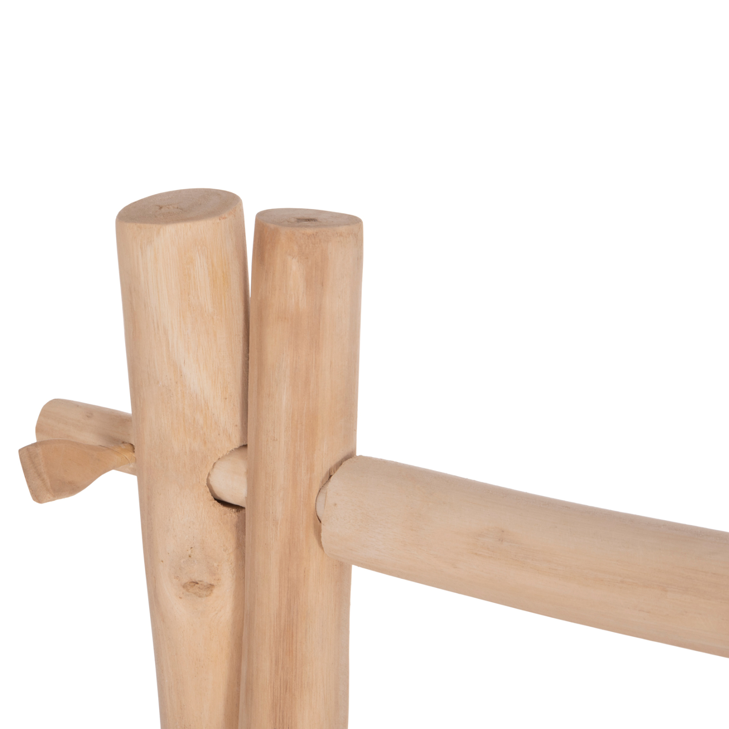 ΕΠΙΠΛΟ ΕΙΣΟΔΟΥ PERL HM9911 ΚΛΑΔΙΑ ΞΥΛΟΥ TEAK-ΦΥΣΙΚΟ 130,5x53x152Υεκ. - Image 9