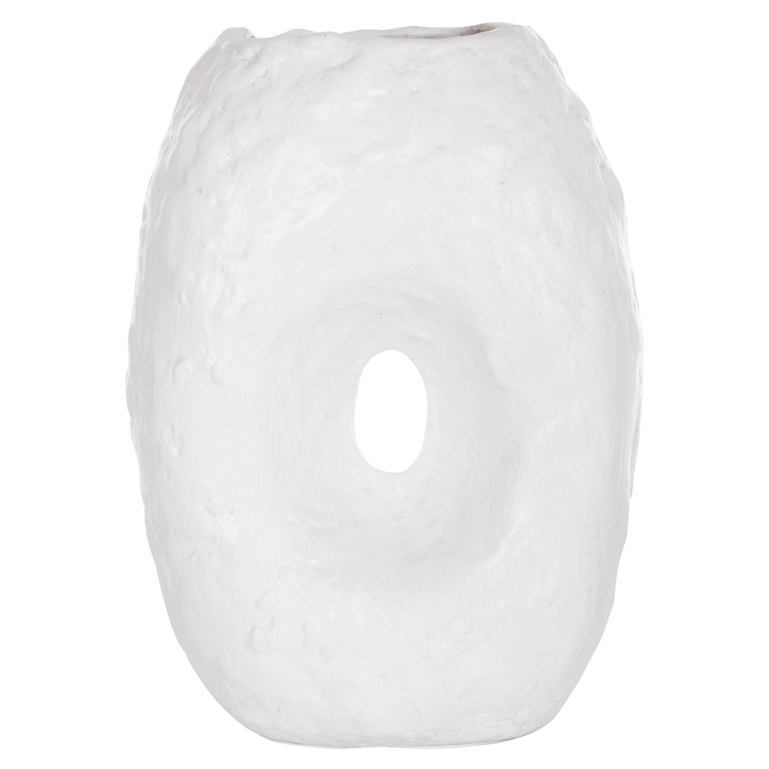 ΕΠΙΤΡΑΠΕΖΙΟ ΔΙΑΚΟΣΜΗΤΙΚΟ ΒΑΖΟ NAMENTIS HM4673.02L ΛΕΥΚΗ ΤΕΡΑΚΟΤΑ--26.5x16x36.5Υεκ - Image 3