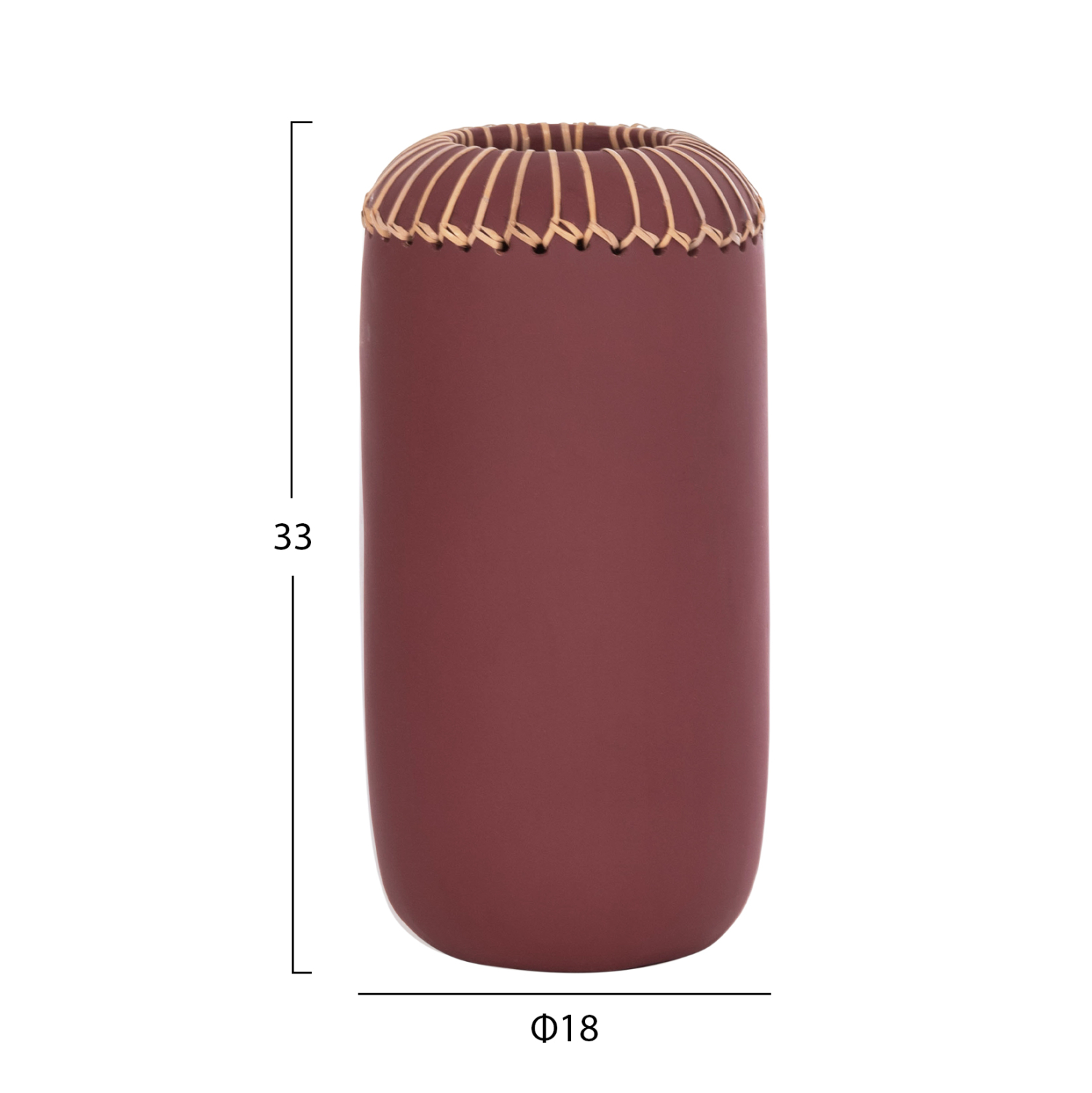 ΕΠΙΤΡΑΠΕΖΙΟ ΔΙΑΚΟΣΜΗΤΙΚΟ ΒΑΖΟ LENNOX HM4675.06S TΕΡΑΚΟΤΑ ΣΕ ΒΥΣΣΙΝΙ--Φ18x33Υεκ. - Image 2