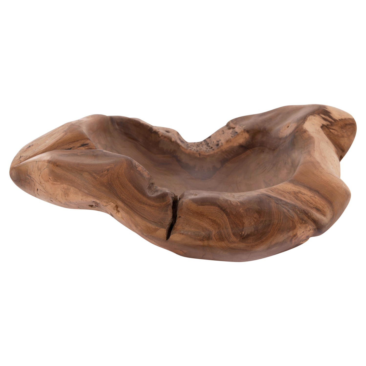 ΕΠΙΤΡΑΠΕΖΙΟ ΔΙΑΚΟΣΜΗΤΙΚΟ ΜΠΟΛ NOKI HM18297 ΞΥΛΟ ΤΕΑΚ--ΦΥΣΙΚΟ 60x46x15Yεκ - Image 4