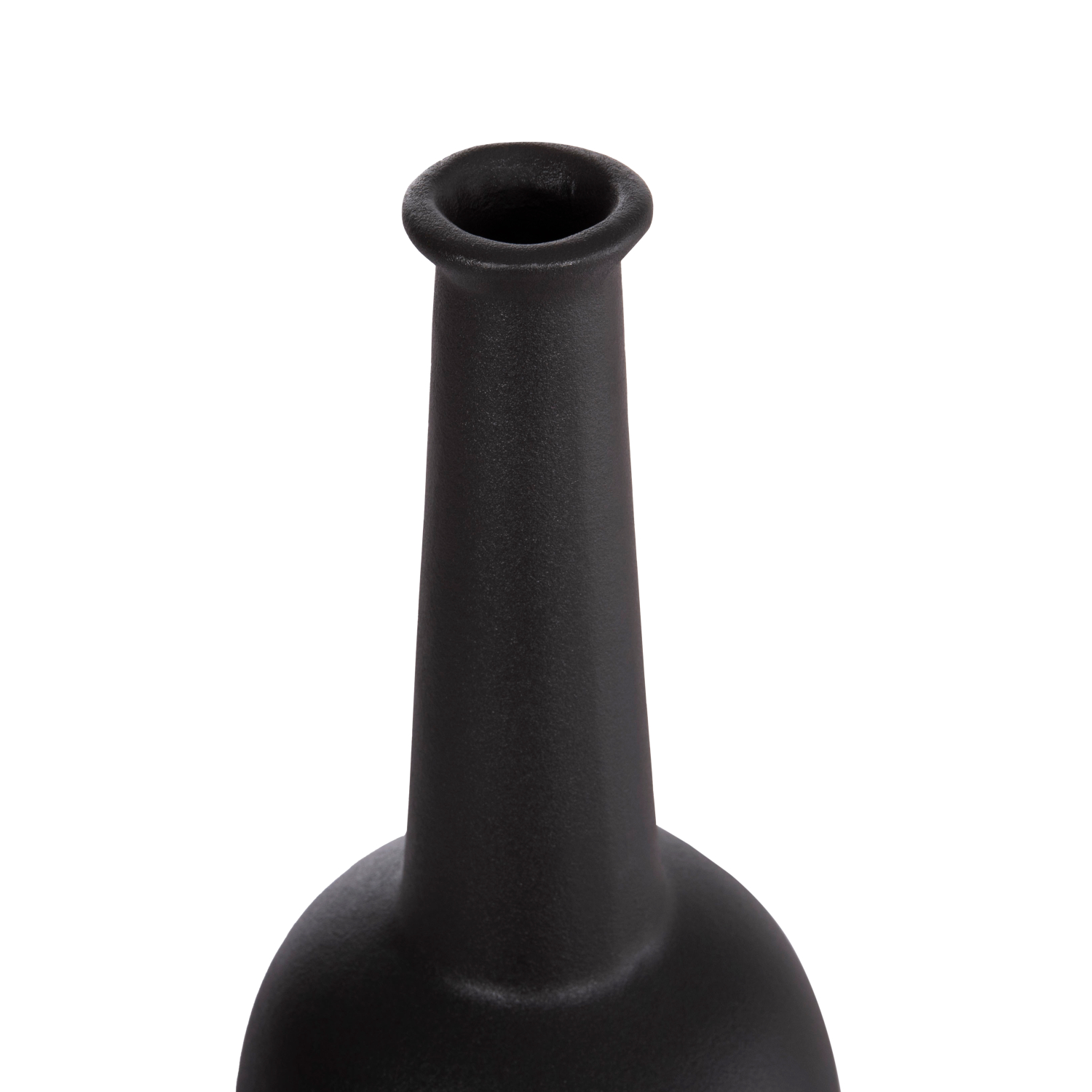 ΕΠΙΤΡΑΠΕΖΙΟ ΚΕΡΑΜΙΚΟ ΔΙΑΚΟΣΜΗΤΙΚΟ ELENDIL HM4592.02 ΜΑΥΡΟ ΜΑΤ Φ10x30Υεκ - Image 5