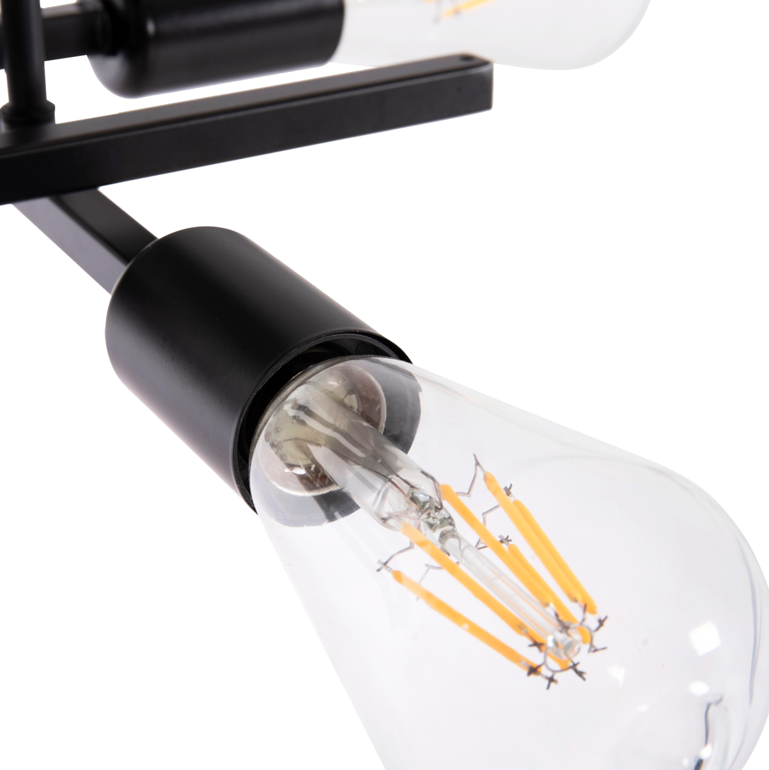 ΦΩΤΙΣΤΙΚΟ ΟΡΟΦΗΣ ΠΟΛΥΦΩΤΟ LIGHTY HM7428.11 ΜΕΤΑΛΛΟ ΣΕ ΜΑΥΡΟ 28x28x15Υεκ. - Image 5