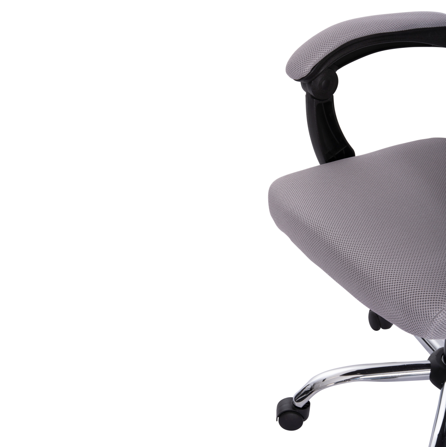 ΚΑΡΕΚΛΑ ΓΡΑΦΕΙΟΥ CRONER HM1196.02 ΓΚΡΙ MESH-ΜΕΤΑΛ.ΒΑΣΗ-NYLON ΣΚΕΛΕΤΟΣ 58x67x124Υεκ. - Image 10