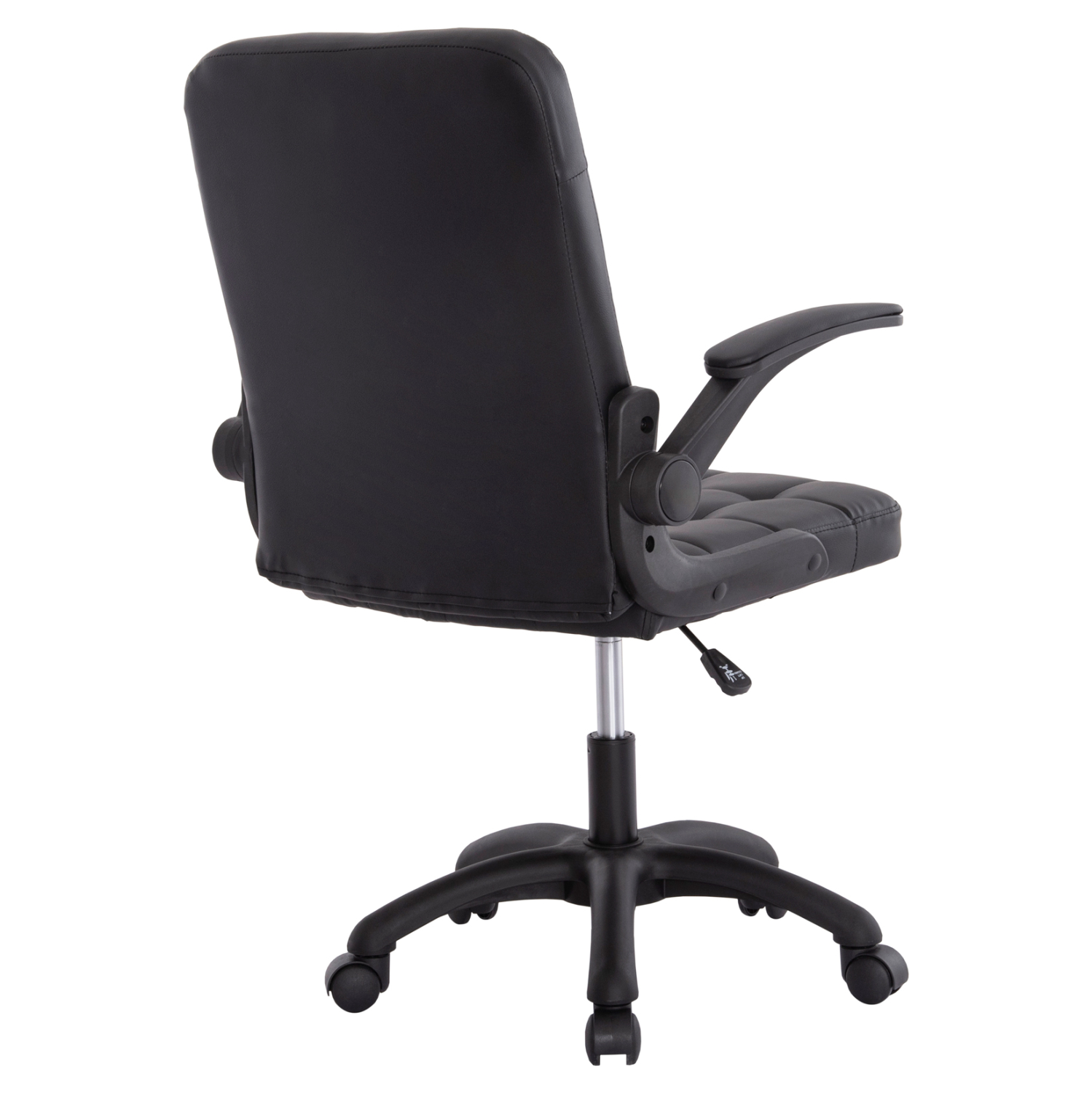 ΚΑΡΕΚΛΑ ΓΡΑΦΕΙΟΥ PORTIMA HM1197.01 ΜΑΥΡΟ PVC-NYLON ΣΚΕΛΕΤΟΣ & ΒΑΣΗ 69x57x97Υεκ. - Image 5