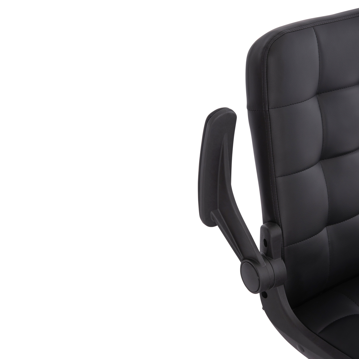 ΚΑΡΕΚΛΑ ΓΡΑΦΕΙΟΥ PORTIMA HM1197.01 ΜΑΥΡΟ PVC-NYLON ΣΚΕΛΕΤΟΣ & ΒΑΣΗ 69x57x97Υεκ. - Image 9
