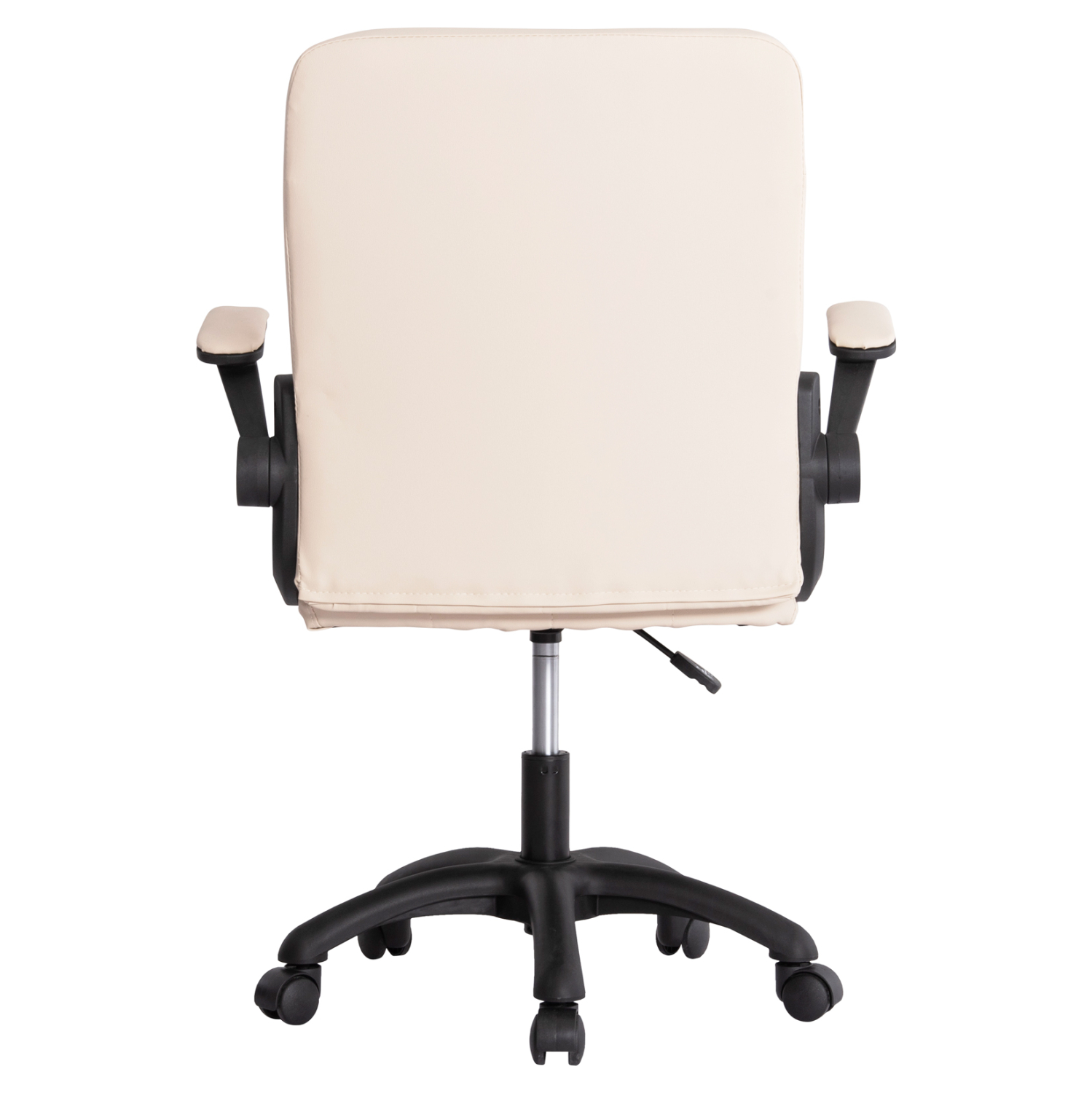 ΚΑΡΕΚΛΑ ΓΡΑΦΕΙΟΥ PORTIMA HM1197.04 ΜΠΕΖ PVC-ΜΑΥΡΟΣ NYLON ΣΚΕΛΕΤΟΣ & ΒΑΣΗ 66.5x57x97Υεκ - Image 6