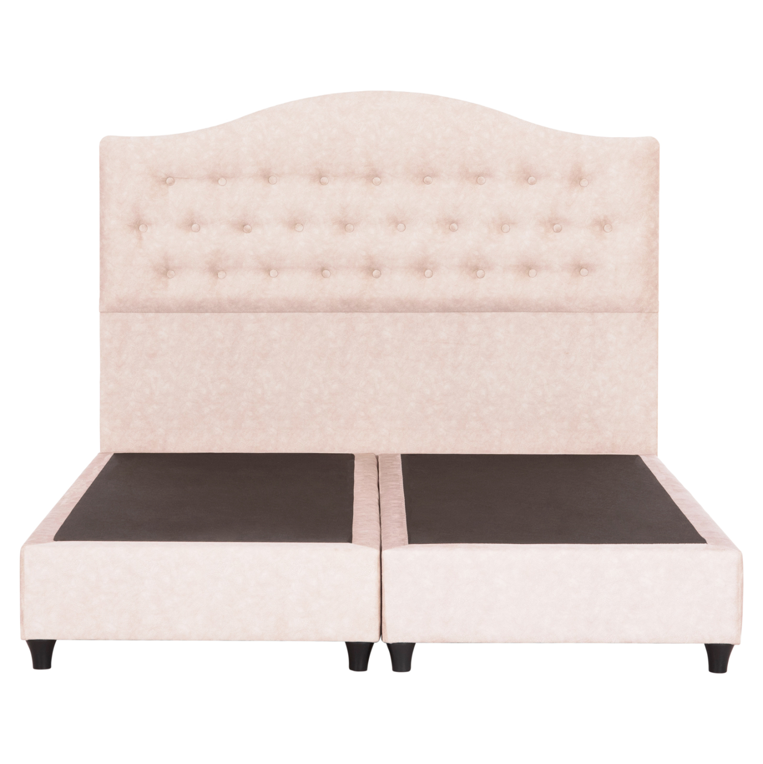 ΚΡΕΒΑΤΙ MALENA HM638.22 ΜΠΕΖ ΥΦΑΣΜΑ Τ. NUBUCK ΓΙΑ ΣΤΡΩΜΑ 150x200εκ. - Image 4