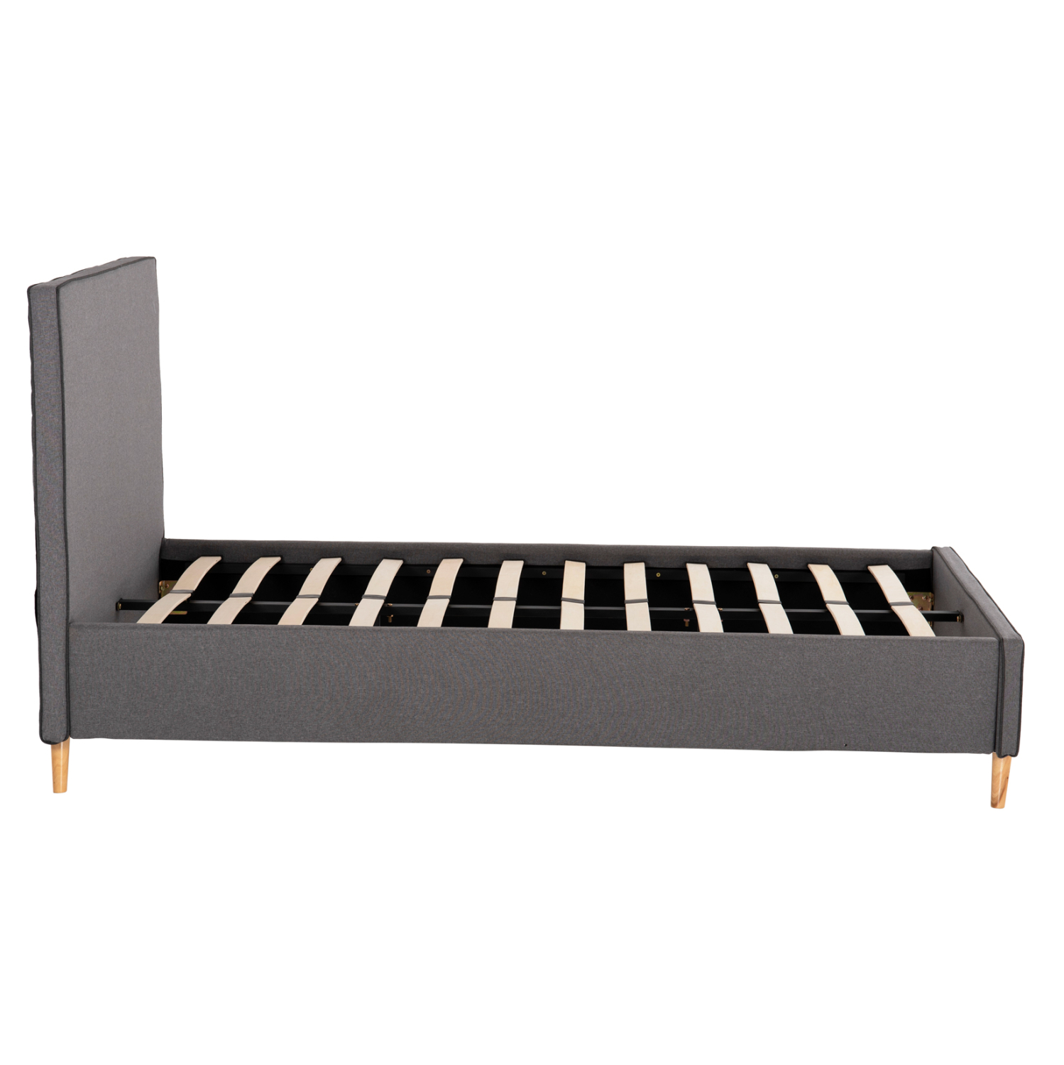 ΚΡΕΒΑΤΙ ΜΕ ΣΤΡΩΜΑ MAYLIN HM21281.03 ΓΚΡΙ ΥΦΑΣΜΑ--ΓΙΑ 120x200εκ - Image 5