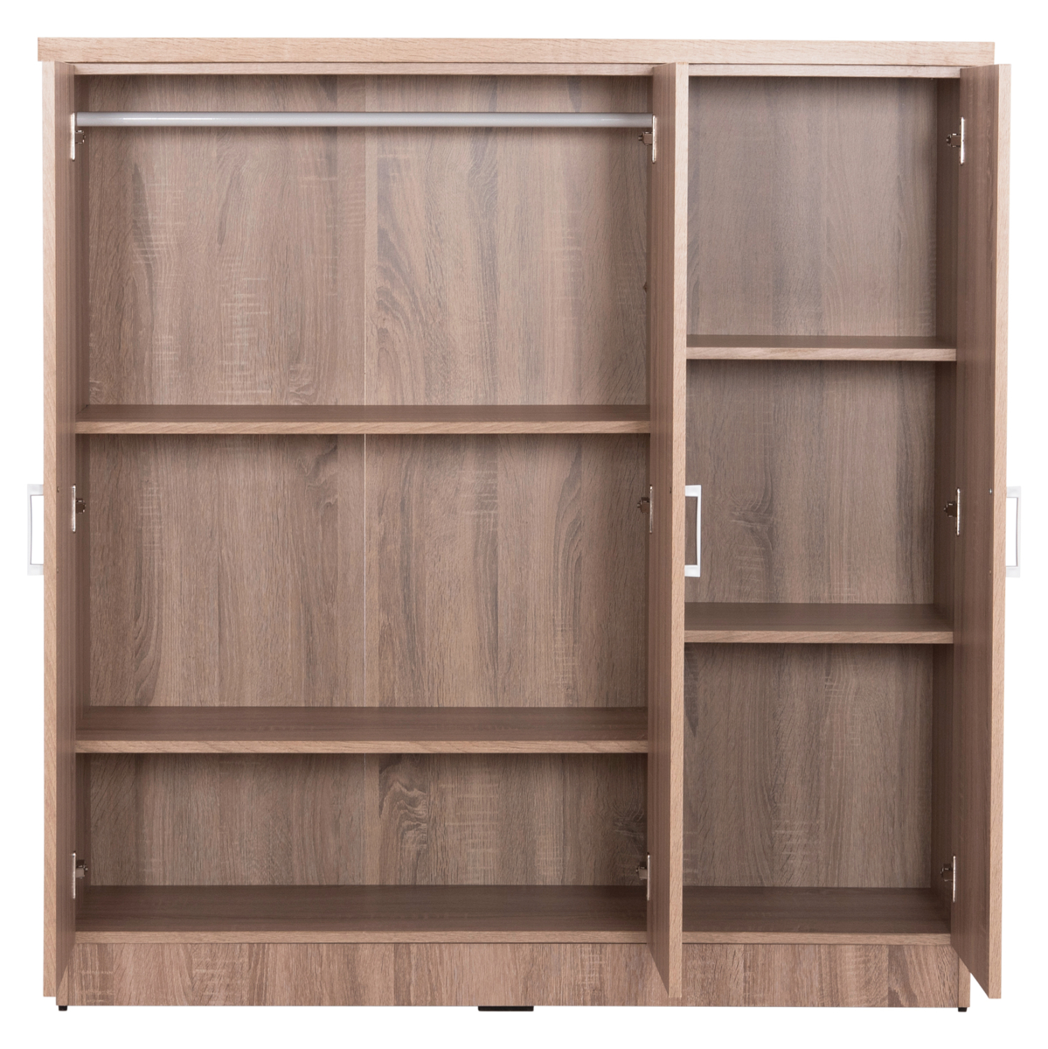 ΝΤΟΥΛΑΠΑ 3ΦΥΛΛΗ ΜΕ ΡΑΦΙΑ FUENTO HM2482.01 SONAMA OAK ΜΕΛΑΜΙΝΗ 120-116x40x123,5Υεκ. - Image 5