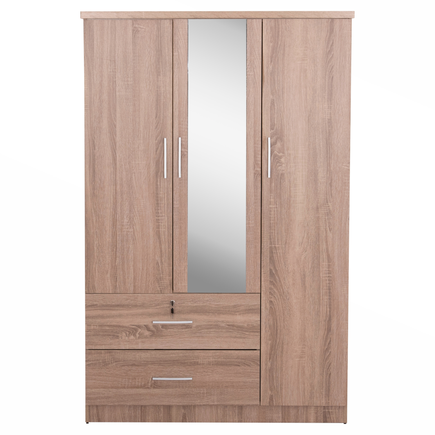 ΝΤΟΥΛΑΠΑ ΜΕ ΚΑΘΡΕΦΤΗ & ΣΥΡΤΑΡΙΑ JARRY HM2485.11 SONAMA OAK ΜΕΛΑΜΙΝΗ 119x48x183Υεκ - Image 3