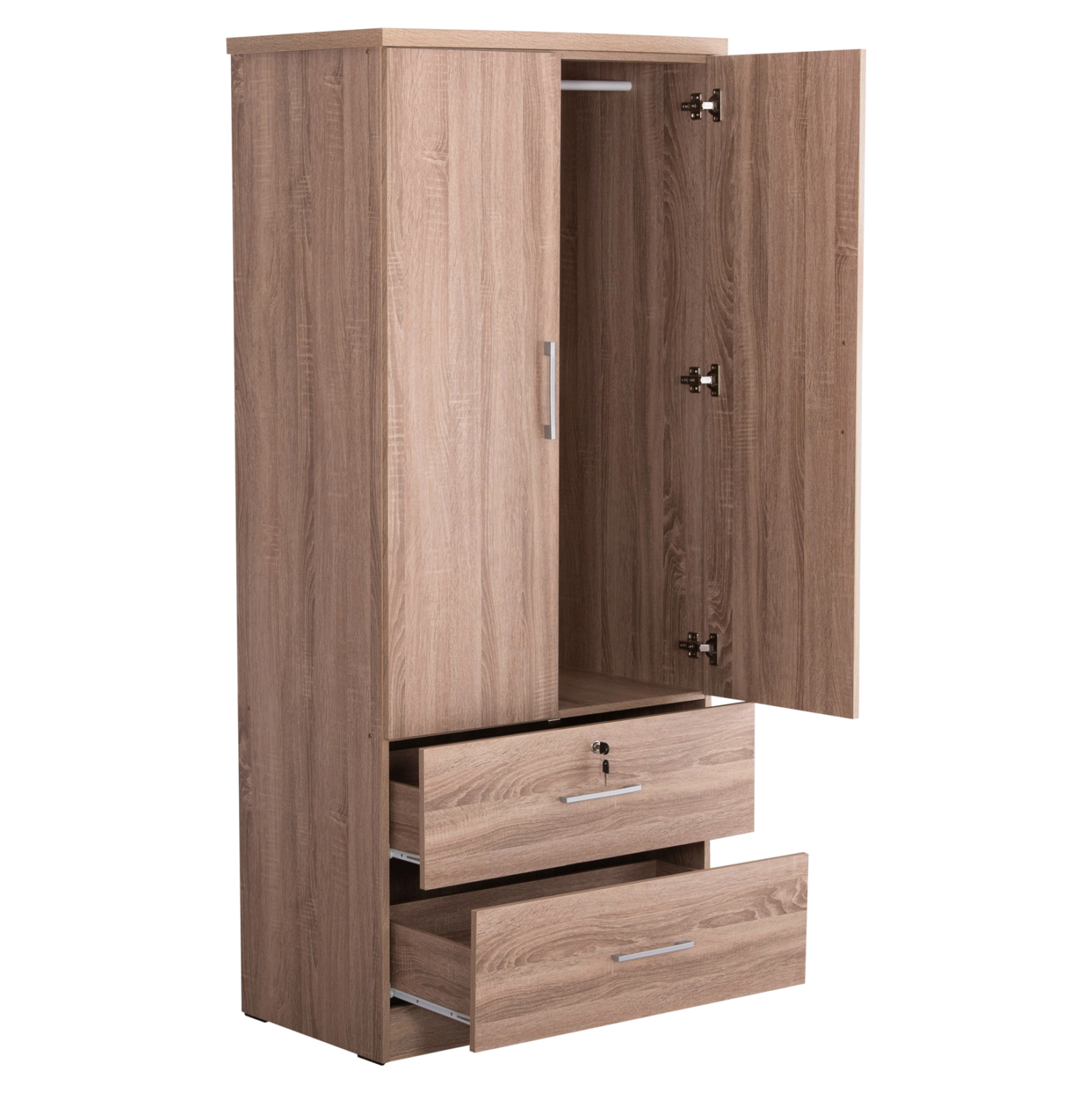 ΝΤΟΥΛΑΠΑ ΜΕ ΣΥΡΤΑΡΙΑ REINA HM2484.11 SONAMA OAK ΜΕΛΑΜΙΝΗ 80x48x183Υεκ. - Image 5