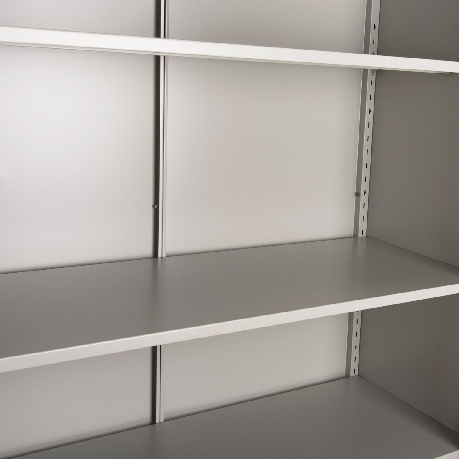 ΝΤΟΥΛΑΠΑ ΜΕΤΑΛΛΙΚΗ DURON HM21000 ΔΙΦΥΛΛΗ ΜΕ 5 ΑΠΟΘ.ΧΩΡΟΥΣ & ΠΟΔΙΑ- ΓΚΡΙ 90Χ40Χ190Yεκ - Image 6