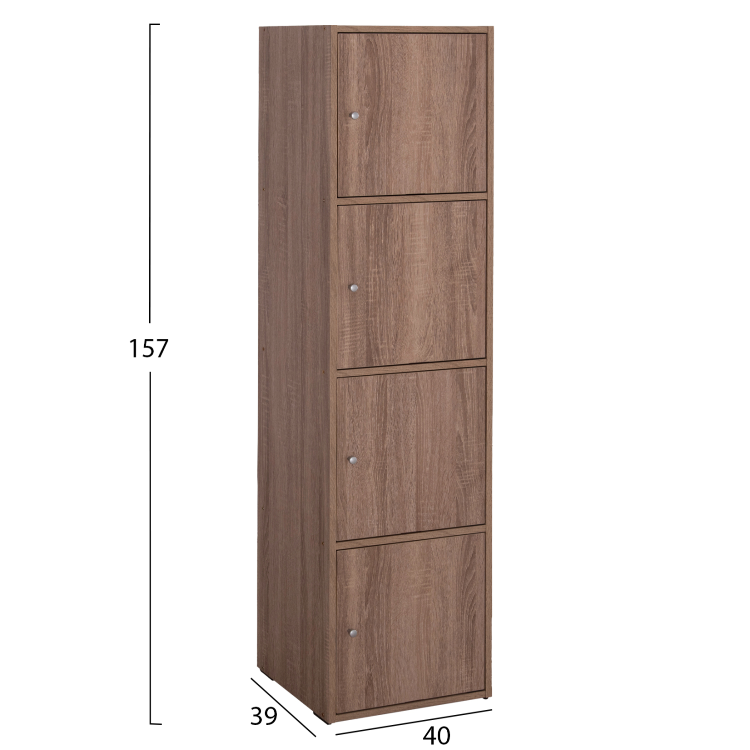 ΝΤΟΥΛΑΠΙ SORIANO HM9940.11 SONAMA OAK ΜΕΛΑΜΙΝΗ 40x39-41x157Υεκ. - Image 2