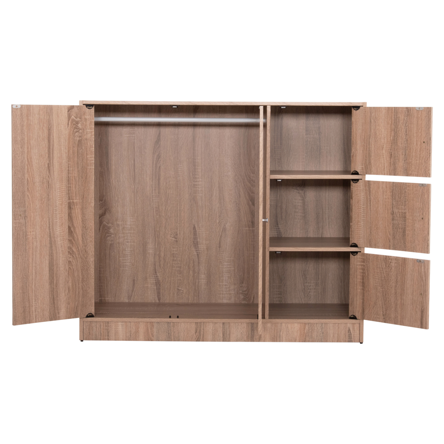 ΝΤΟΥΛΑΠΙ ΜΕ 4 ΑΠΟΘ.ΧΩΡΟΥΣ MATIN HM2480.02 SONAMA OAK ΜΕΛΑΜΙΝΗ 117x39,5x99,5Υεκ - Image 4