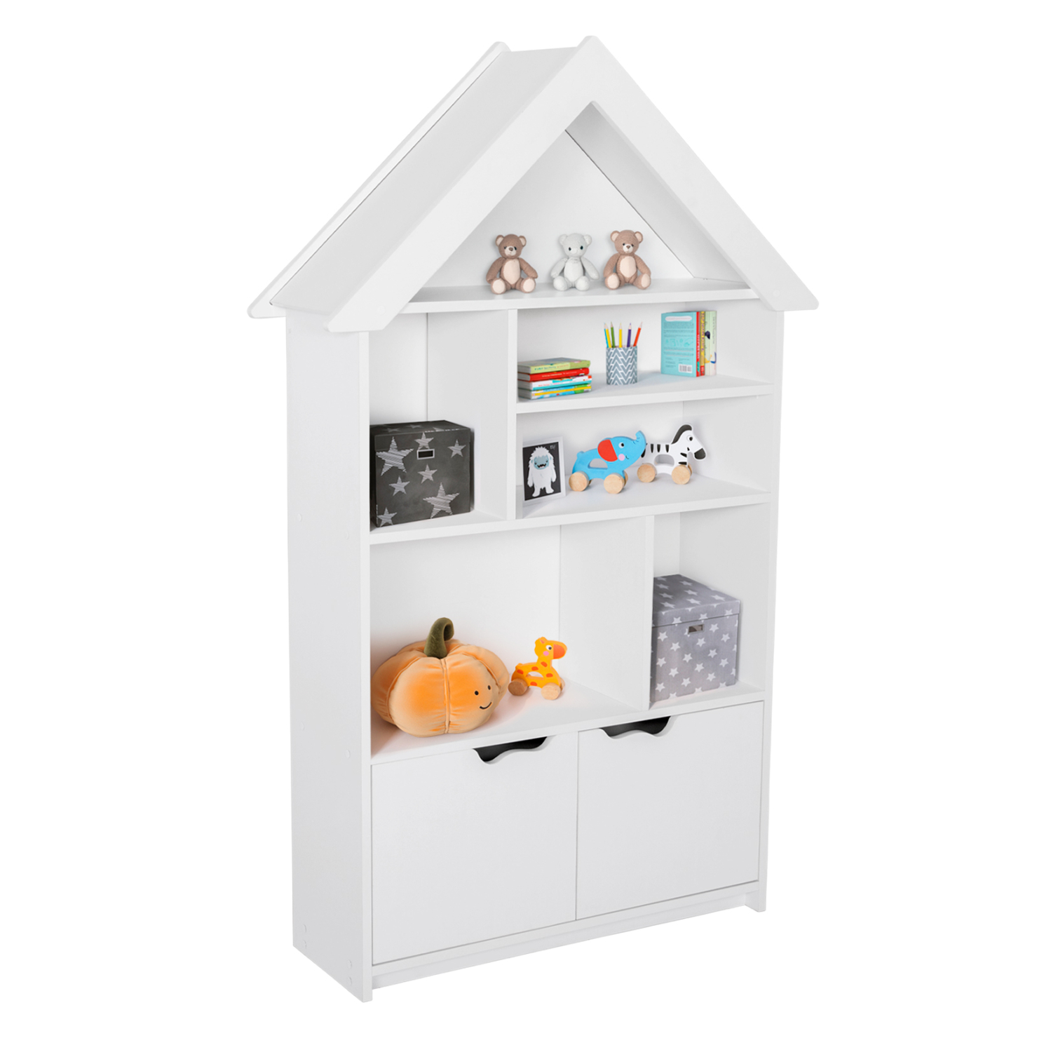 ΠΑΙΔΙΚΗ ΒΙΒΛΙΟΘΗΚΗ DREY HM18229.01 ΜΕΛΑΜΙΝΗ ΛΕΥΚΗ 104x30x170Υεκ