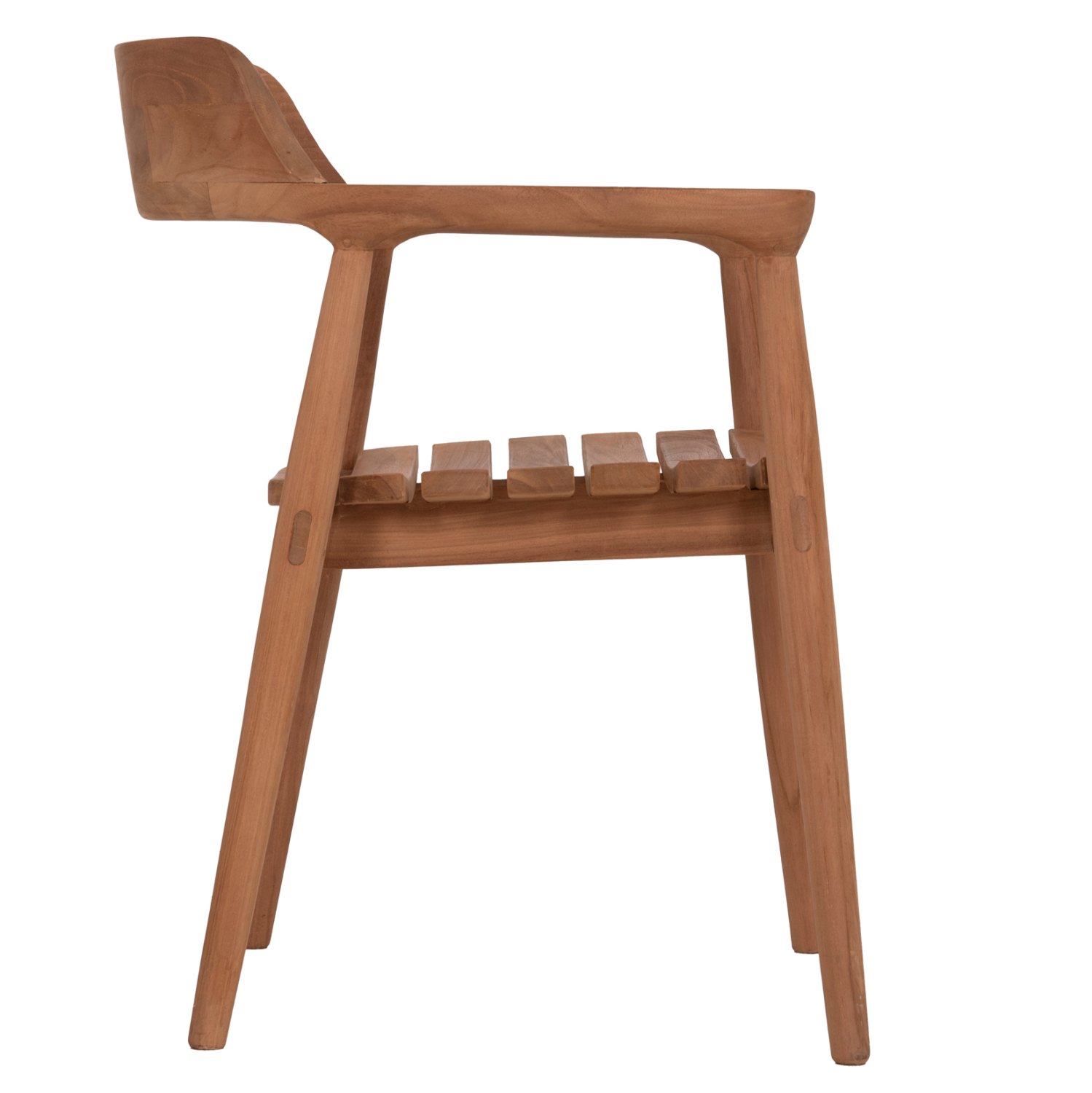ΠΟΛΥΘΡΟΝΑ ΕΞΩΤΕΡΙΚΟΥ ΧΩΡΟΥ FREM HM18107 ΞΥΛΟ TEAK-ΦΥΣΙΚΟ ΧΡΩΜΑ 59x54.5x76Υεκ. - Image 4
