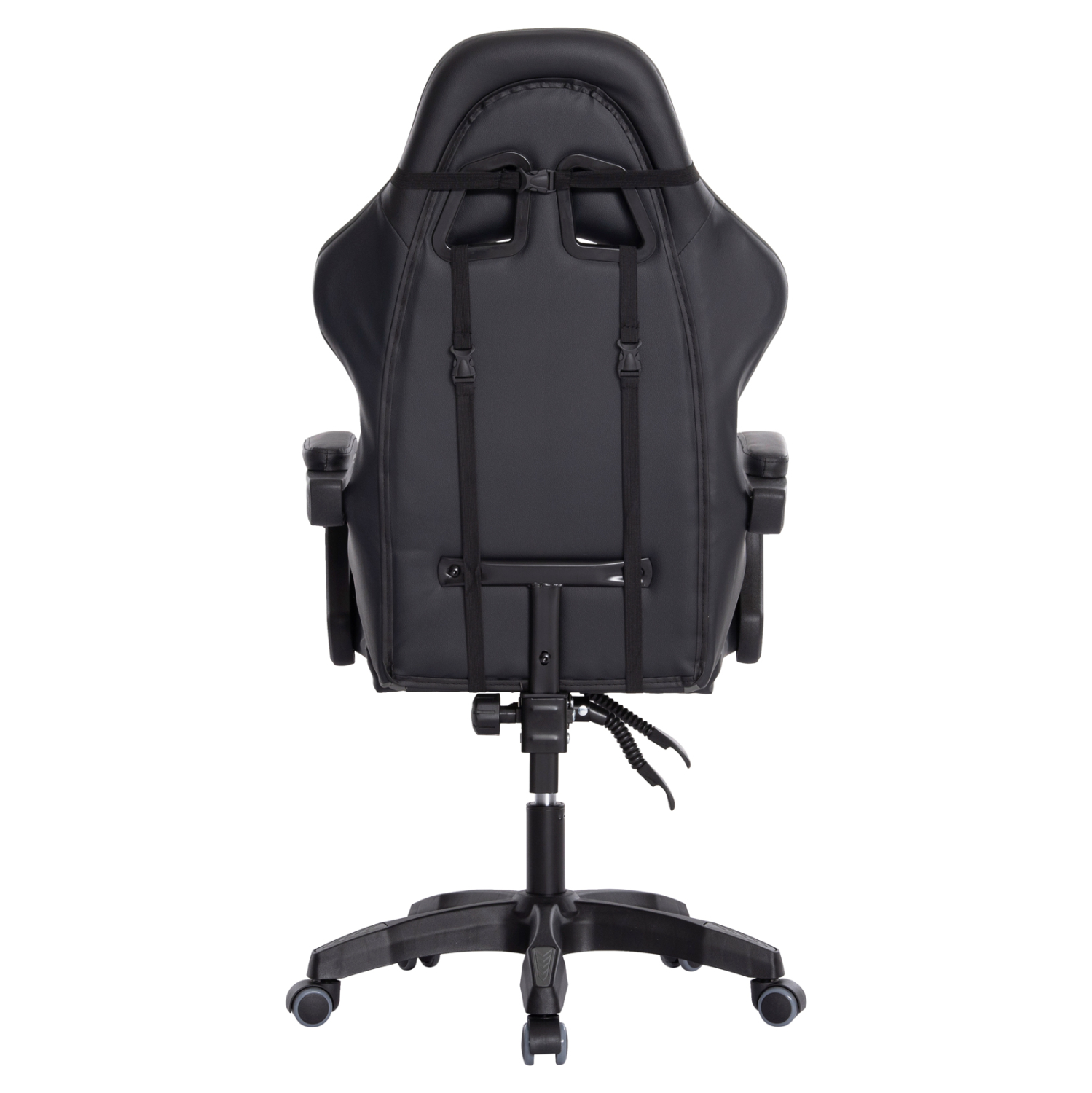 ΠΟΛΥΘΡΟΝΑ GAMING DARREN HM1203.10 ΜΑΥΡΟ-ΓΚΡΙ PVC & NYLON 60x60x120Υεκ. - Image 6