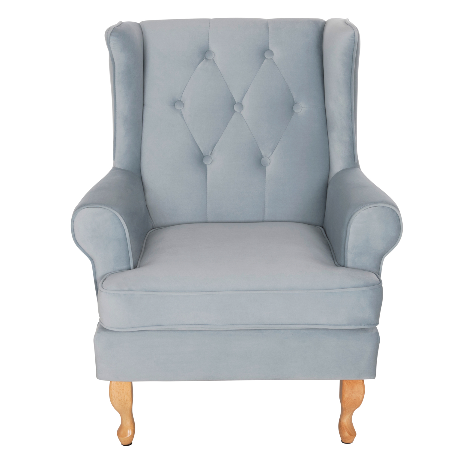 ΠΟΛΥΘΡΟΝΑ ΜΠΕΡΖΕΡΑ BRANDON HM3073.31 BABY BLUE ΒΕΛΟΥΔΟ-ΠΟΔΙΑ ΣΕ ΦΥΣΙΚΟ 82,5x80x104Υεκ - Image 3
