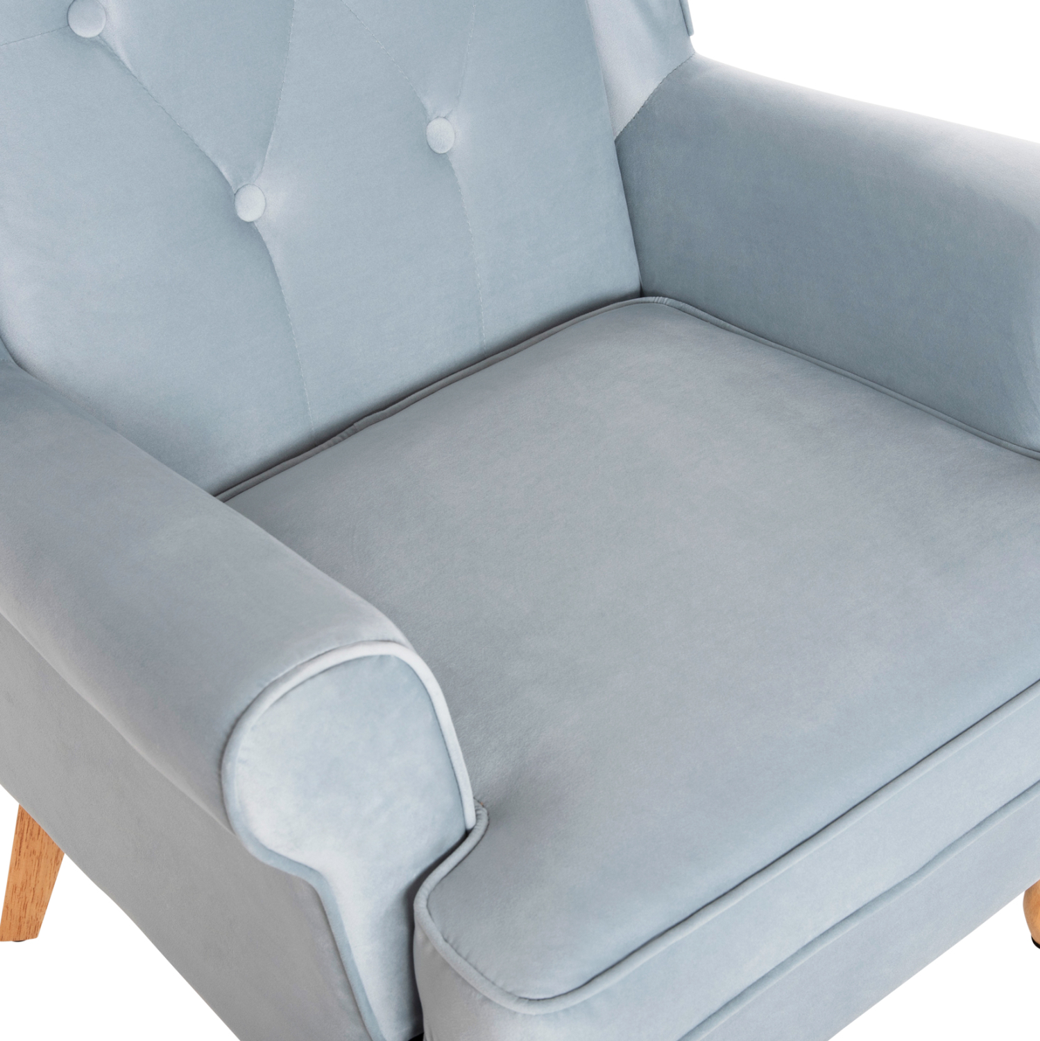 ΠΟΛΥΘΡΟΝΑ ΜΠΕΡΖΕΡΑ BRANDON HM3073.31 BABY BLUE ΒΕΛΟΥΔΟ-ΠΟΔΙΑ ΣΕ ΦΥΣΙΚΟ 82,5x80x104Υεκ - Image 8