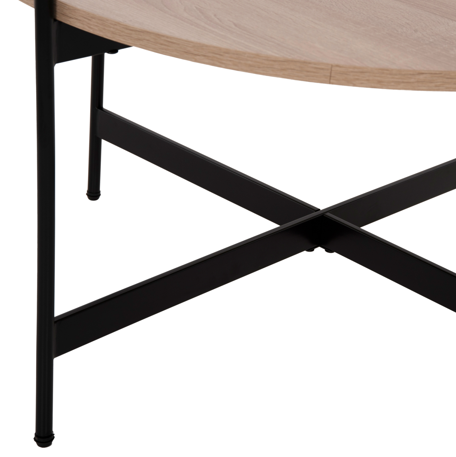 ΣΕΤ 2ΤΜΧ ΤΡΑΠΕΖΙΑ ΣΑΛΟΝΙΟΥ RONDA HM21089.02 MDF ΣΟΝΑΜΑ Φ80εκ & Φ50εκ - Image 6
