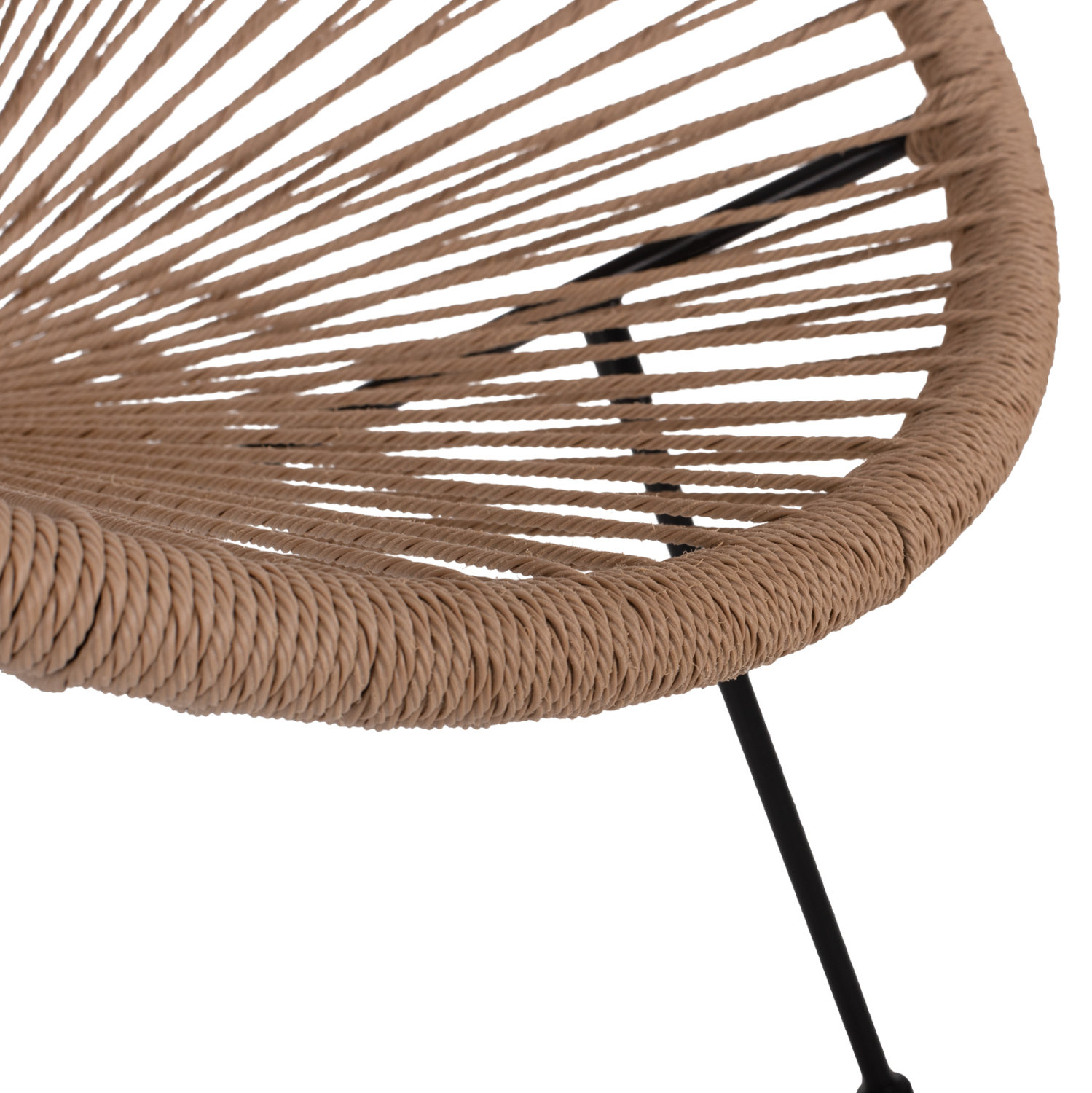 ΣΕΤ ΕΞΩΤΕΡΙΚΟΥ ΧΩΡΟΥ 3ΤΜΧ ACAPULCO HM21100 TWISTED WICKER-ΜΕΤΑΛΛΟ - Image 7