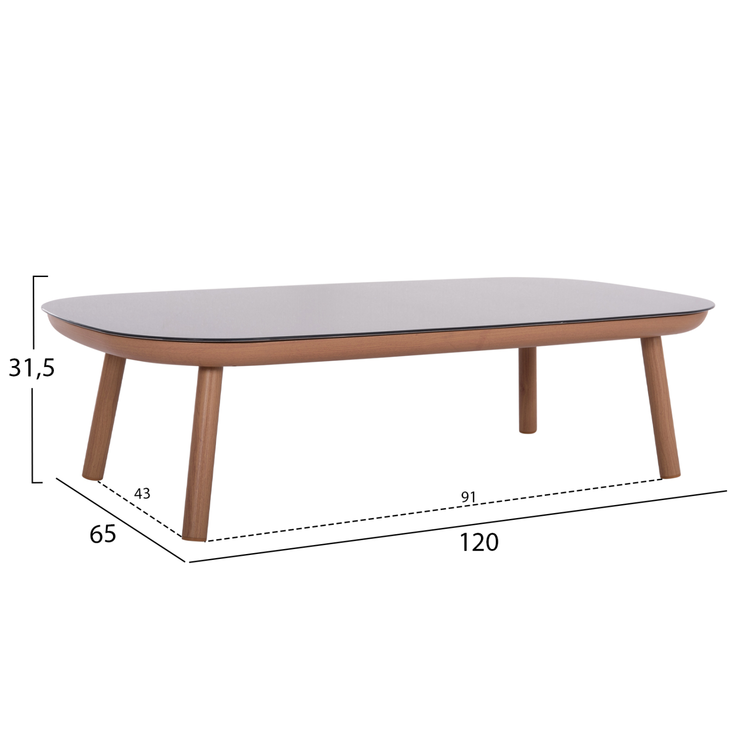 ΣΕΤ ΣΑΛΟΝΙ ΕΞ.ΧΩΡΟΥ 5ΤΜΧ KROM HM6360.02 ΑΛΟΥΜΙΝΙΟ--ΣΧΟΙΝΙ STRAP--3D PRINTED ΓΥΑΛΙ - Image 5