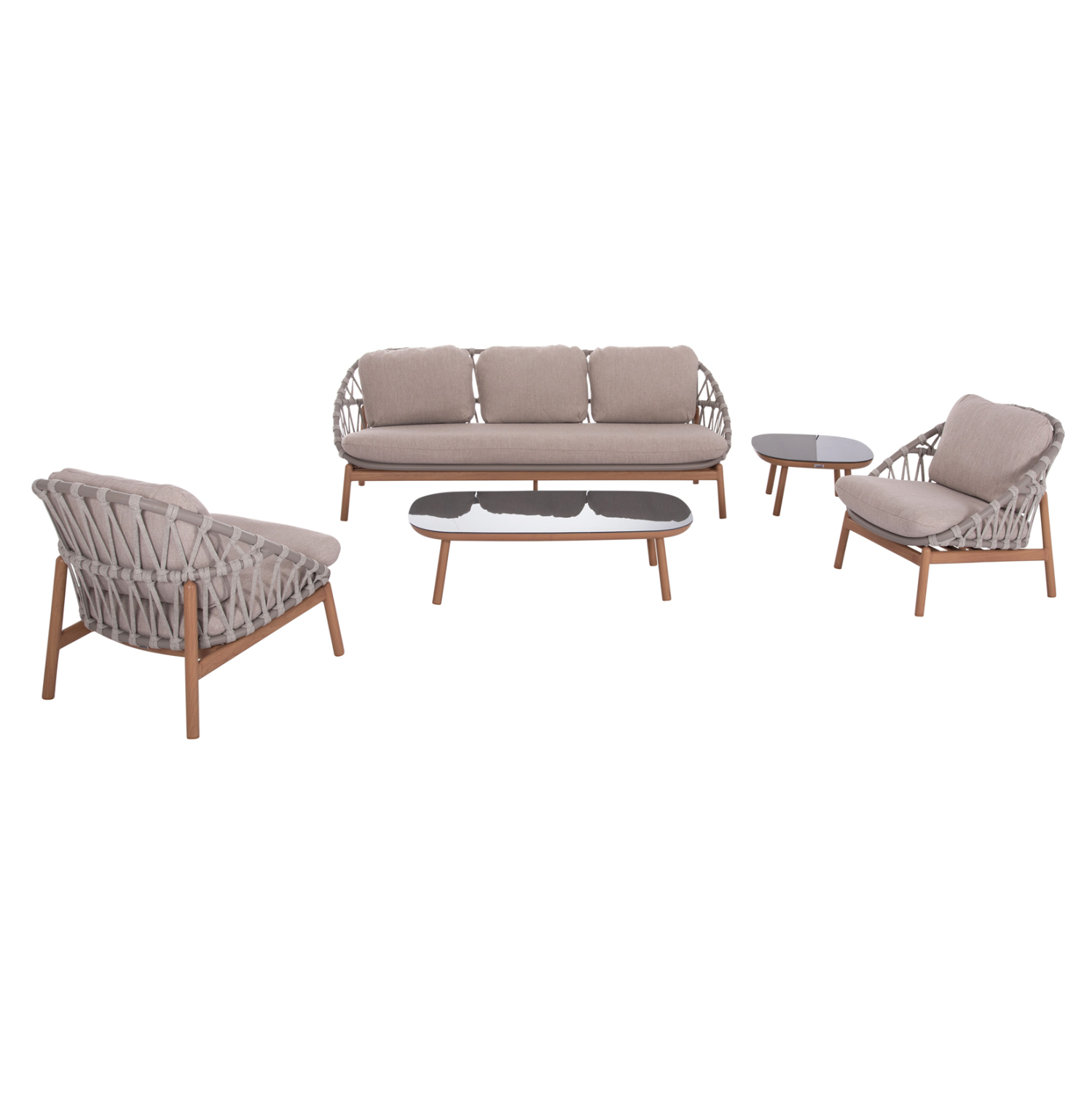 ΣΕΤ ΣΑΛΟΝΙ ΕΞ.ΧΩΡΟΥ 5ΤΜΧ KROM HM6360.02 ΑΛΟΥΜΙΝΙΟ--ΣΧΟΙΝΙ STRAP--3D PRINTED ΓΥΑΛΙ - Image 7