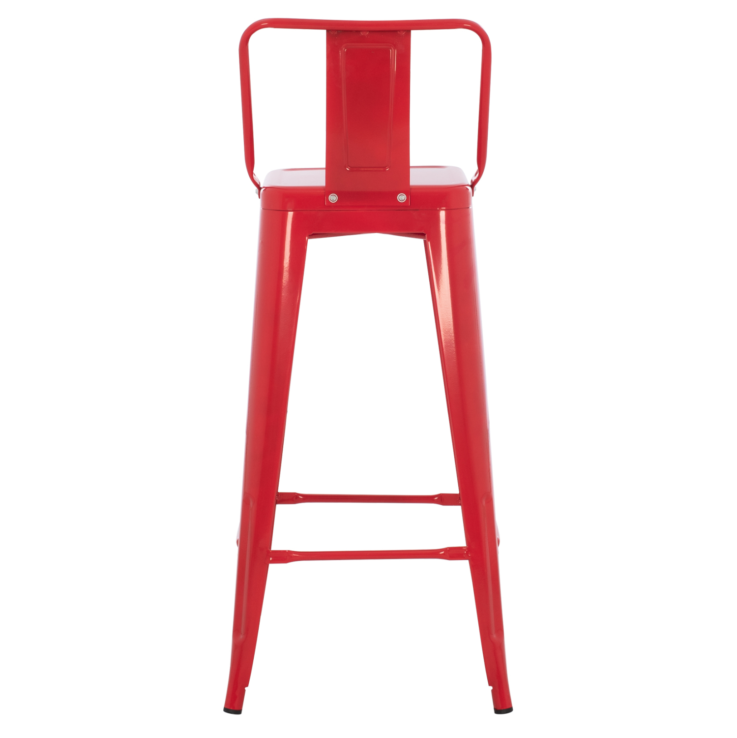 ΣΚΑΜΠΟ BAR ME ΠΛΑΤΗ ΜΕΤΑΛΛΙΚΟ MELITA-PRO HM8643.44 ΚΟΚΚΙΝΟ 42x42x100Υεκ. - Image 6