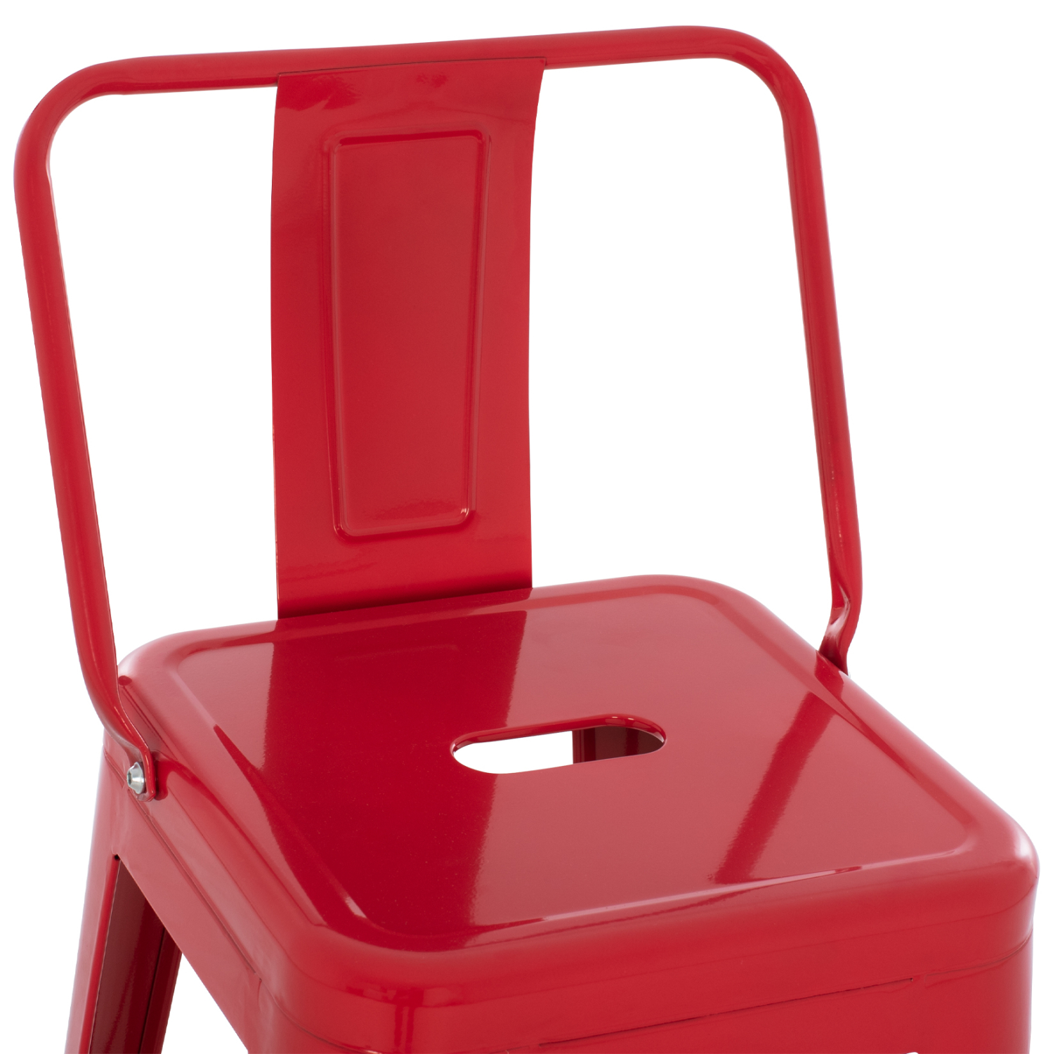 ΣΚΑΜΠΟ BAR ME ΠΛΑΤΗ ΜΕΤΑΛΛΙΚΟ MELITA-PRO HM8643.44 ΚΟΚΚΙΝΟ 42x42x100Υεκ. - Image 7