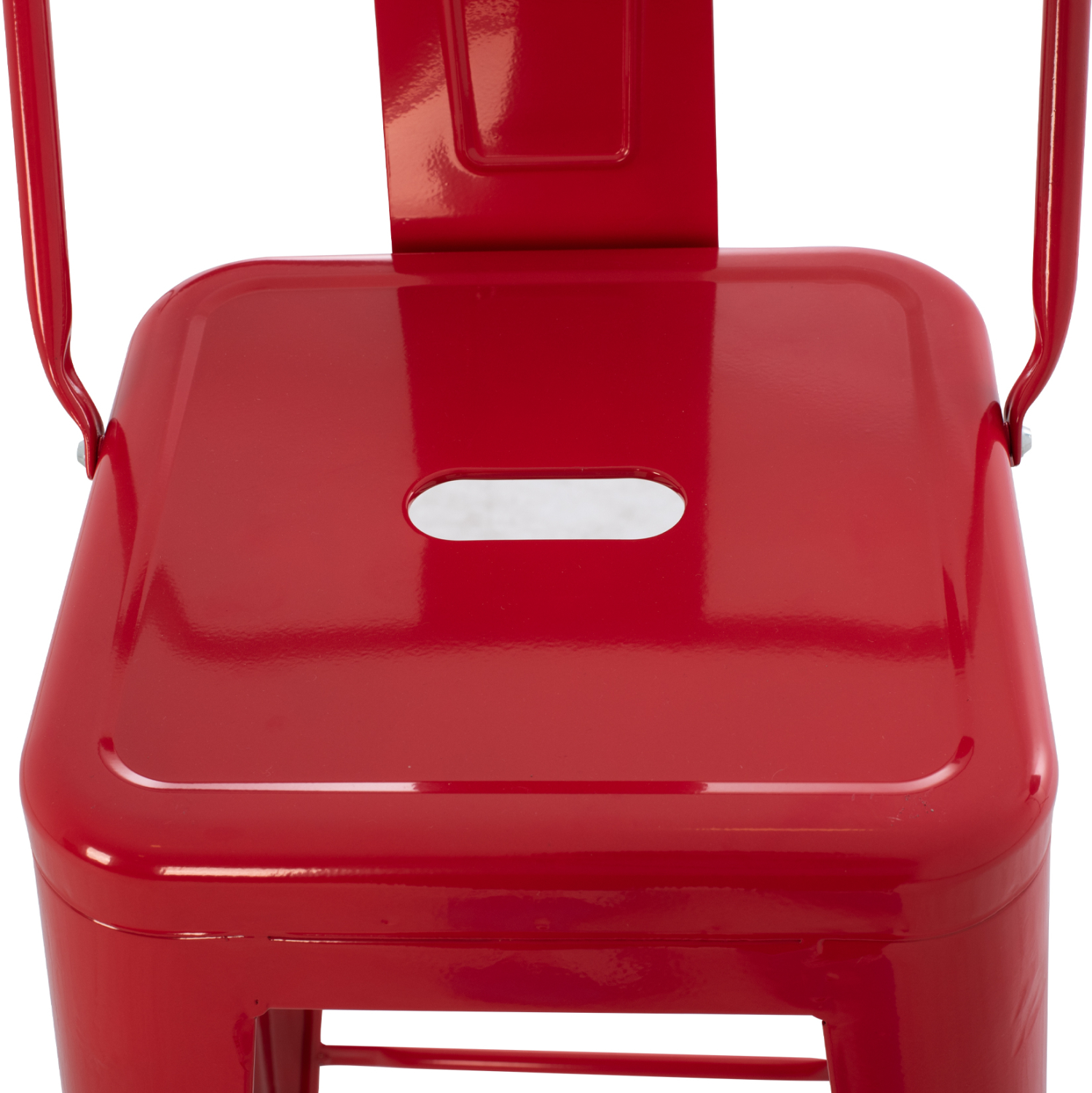 ΣΚΑΜΠΟ BAR ME ΠΛΑΤΗ ΜΕΤΑΛΛΙΚΟ MELITA-PRO HM8643.44 ΚΟΚΚΙΝΟ 42x42x100Υεκ. - Image 8