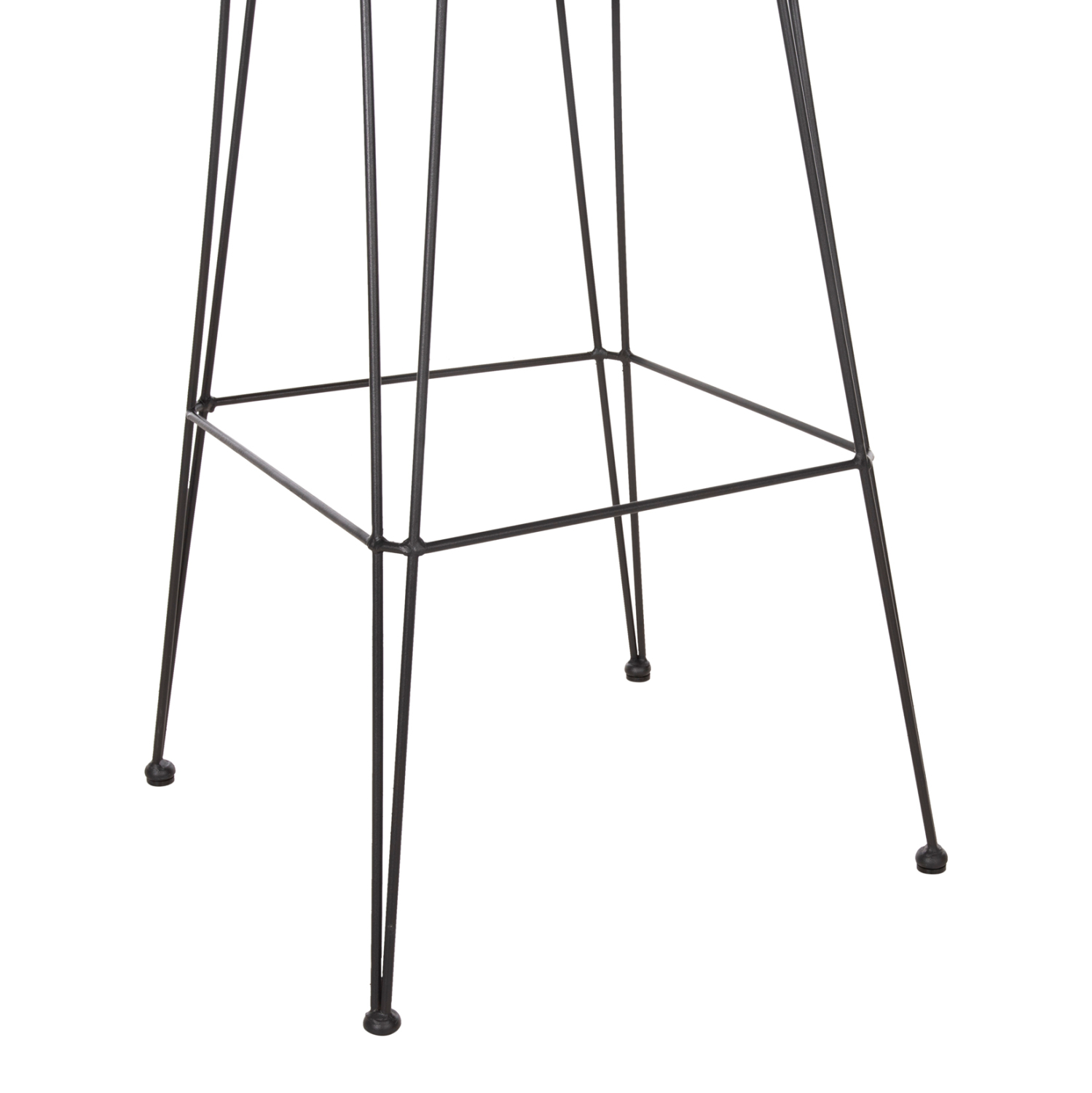 ΣΚΑΜΠΟ ΜΠΑΡ ALLEGRA HM5690.11 ΜΕΤΑΛΛΟ&ΜΑΞΙΛΑΡΙ ΜΑΥΡΟ-WICKER ΜΠΕΖ 55x54x108Υεκ. - Image 10