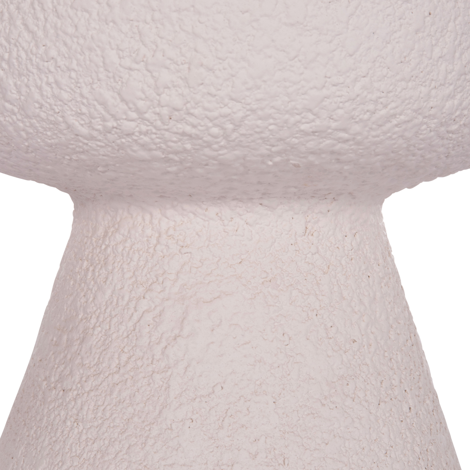 ΣΚΑΜΠΟ ΣΤΡΟΓΓΥΛΟ INTERON HM18171.02 FIBER CEMENT ΣΕ ΛΕΥΚΟ--Φ34x39Υεκ. - Image 5