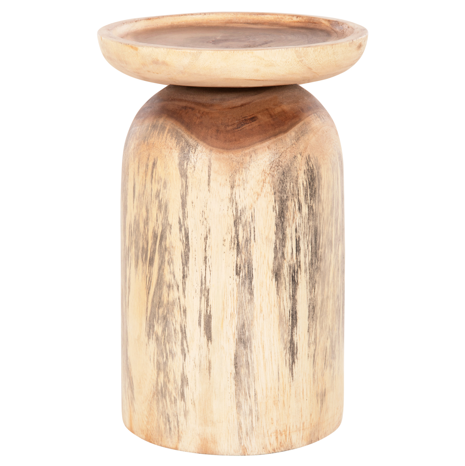 ΤΡΑΠΕΖΙ ΒΟΗΘΗΤΙΚΟ LOKI HM9899 ΜΑΣΙΦ ΞΥΛΟ SUAR ΣΕ ΦΥΣΙΚΟ Φ30x46Υεκ. - Image 3