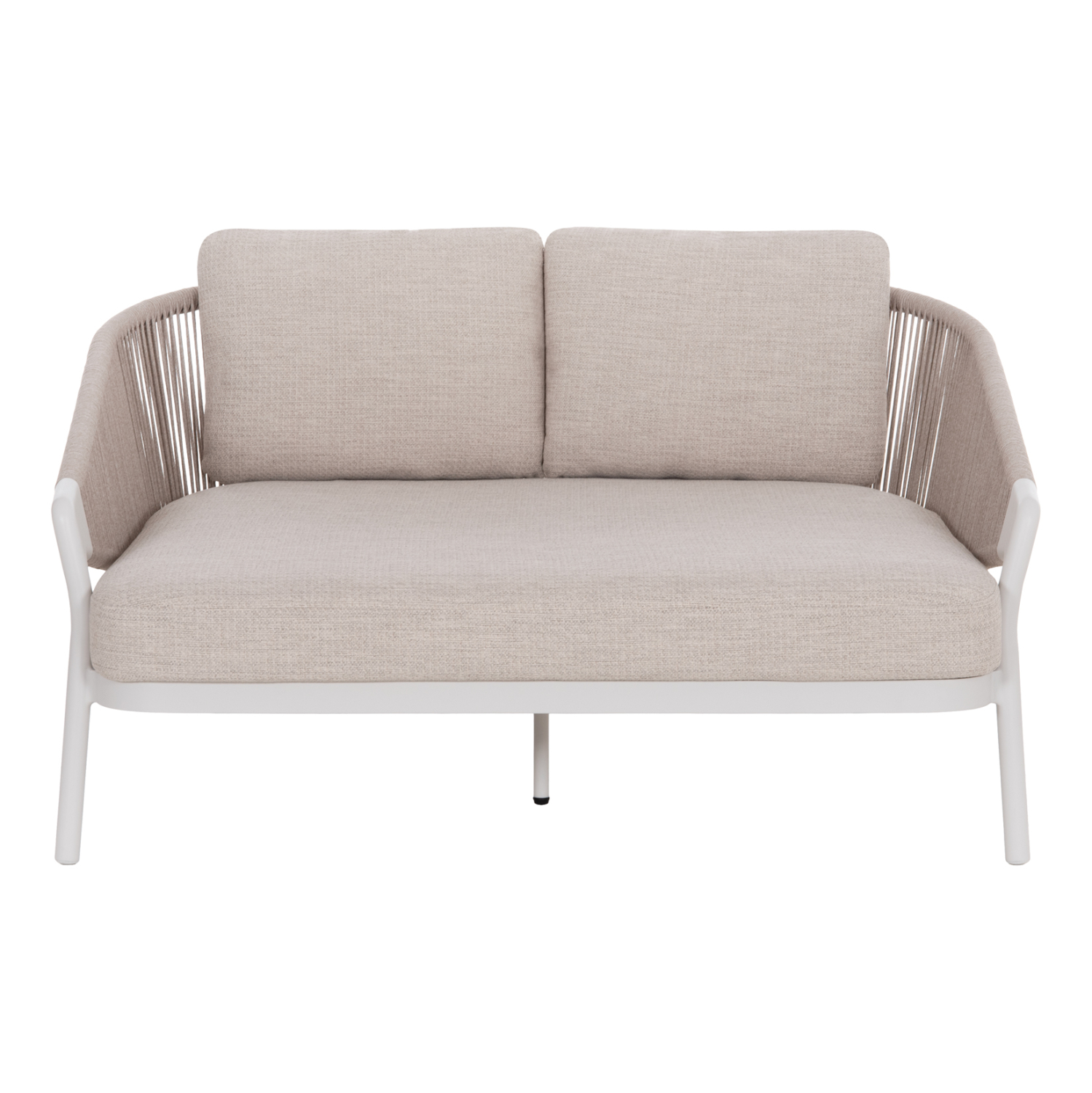 DAYBED ΣΕΙΡΑ XANTION HM6474.02 ΛΕΥΚΟ ΑΛΟΥΜΙΝΙΟ--ΣΧΟΙΝΙ--OLEFIN 157x147x88Υεκ - Image 3