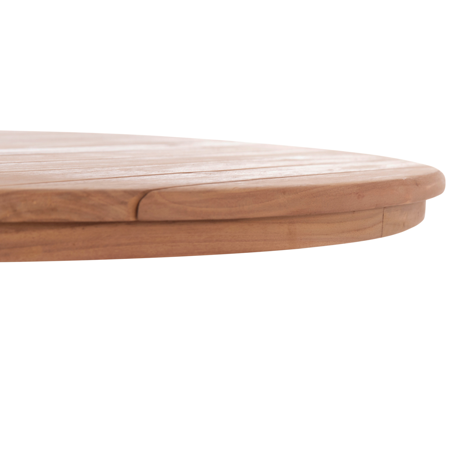 ΕΠΙΦΑΝΕΙΑ ΤΡΑΠΕΖΙΟΥ ΣΤΡΟΓΓΥΛΗ HM18134 ΞΥΛΟ TEAK--ΦΥΣΙΚΟ Φ80x4(πάχος)εκ. - Image 6